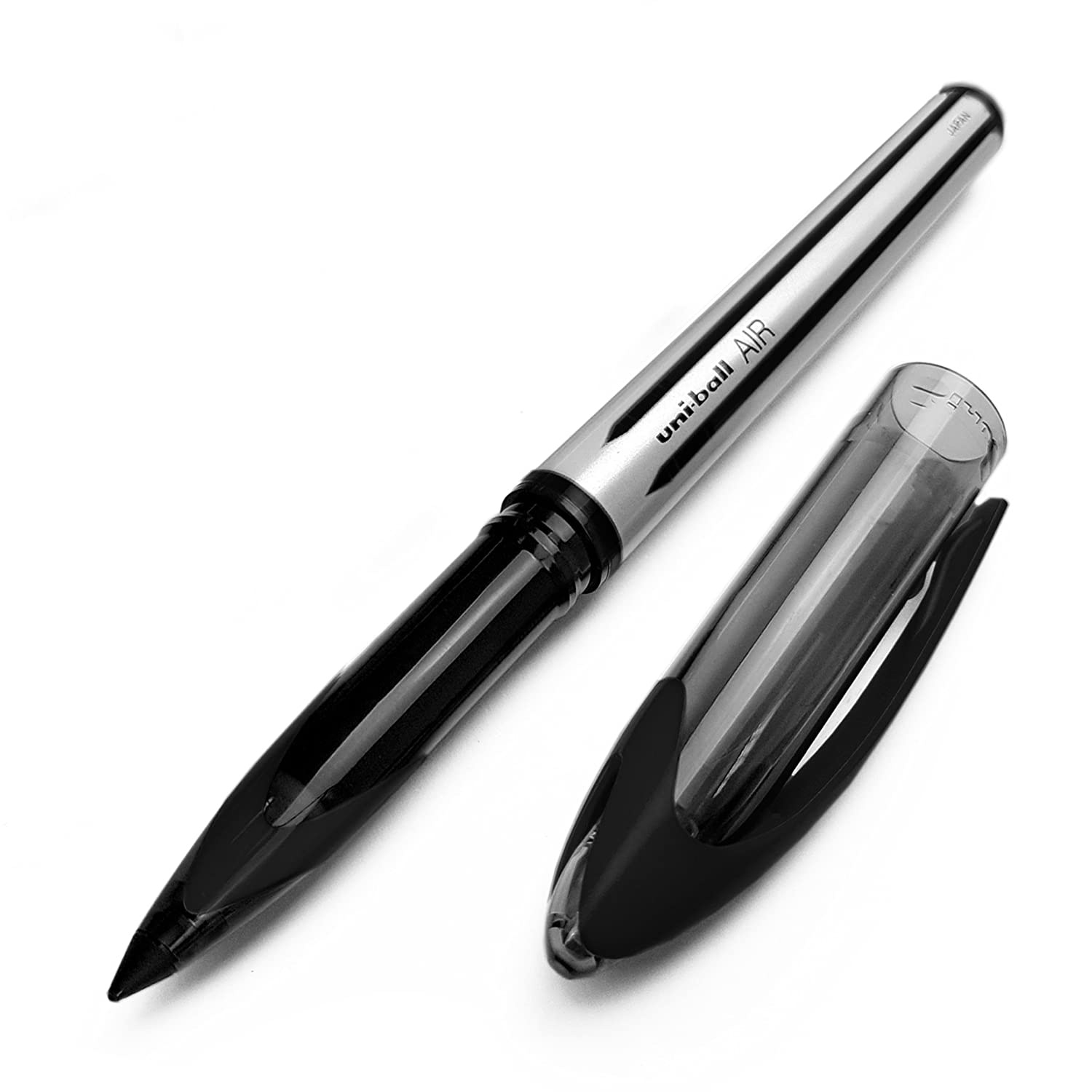 Uni-Ball AIR - 0.7mm Medium Rollerball - Pack of 3 - Black - UBA-188-L