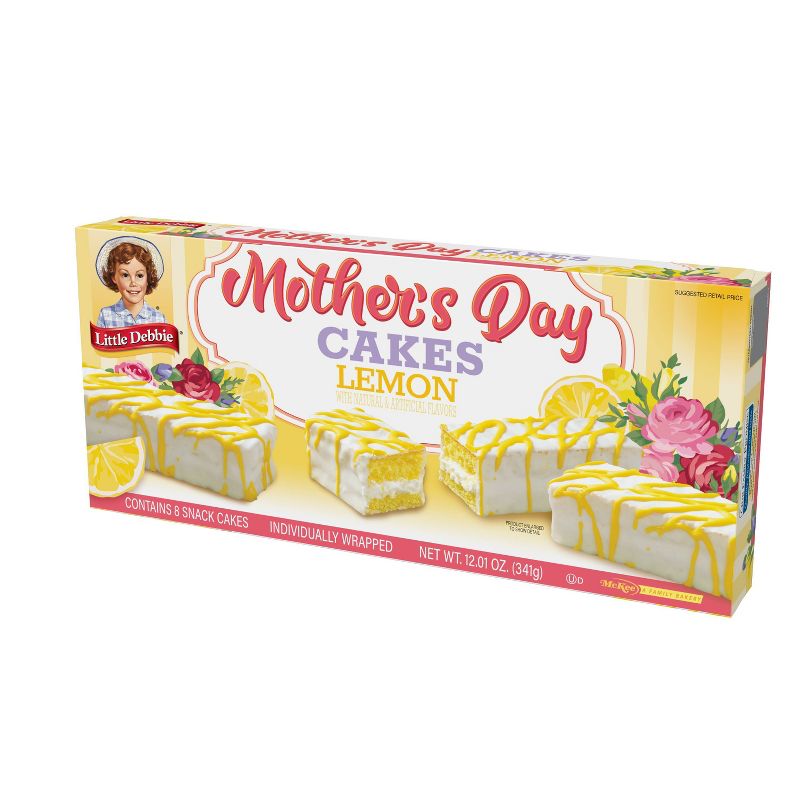 Little Debbie Lemon Mother's Day Cake - 8ct/12.01oz