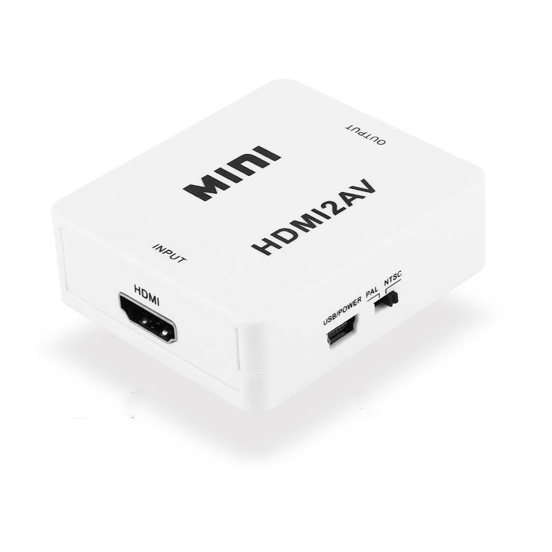 1080P HDMI to Composite 3 RCA AV CVBS Video Converter - axGear