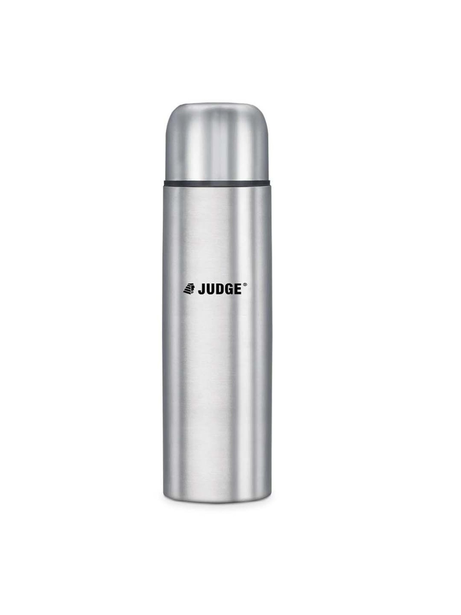 JUDGE Silver Stainless Steel Vaccum Insulated Flask (0.5 L)