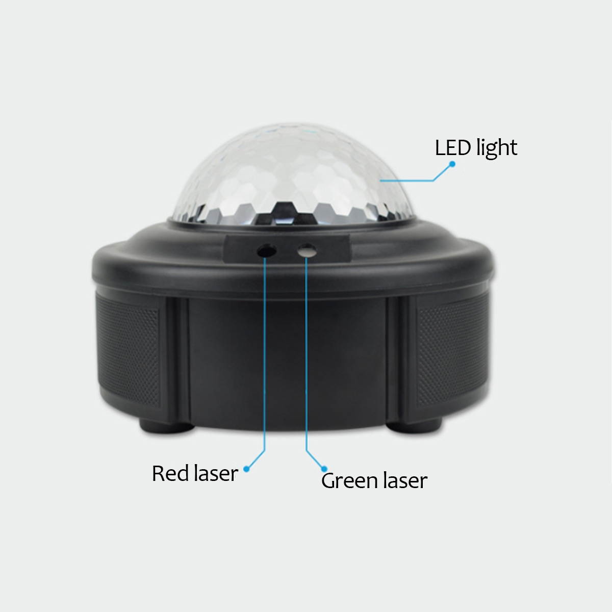 LED Laser Stage Projector Rechargeable Household For Wedding Birthday Party Lamp EU Plug