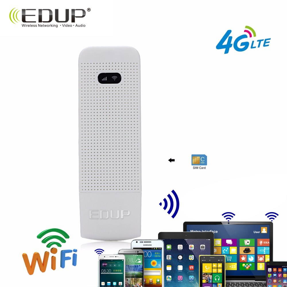 4G Wireless USB Dongle Modem Mini Mobile Hotspot 4G WiFi Router with SIM Card Slot