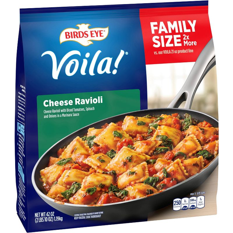 Birds Eye Voila Family Size Frozen Cheese Ravioli - 42oz