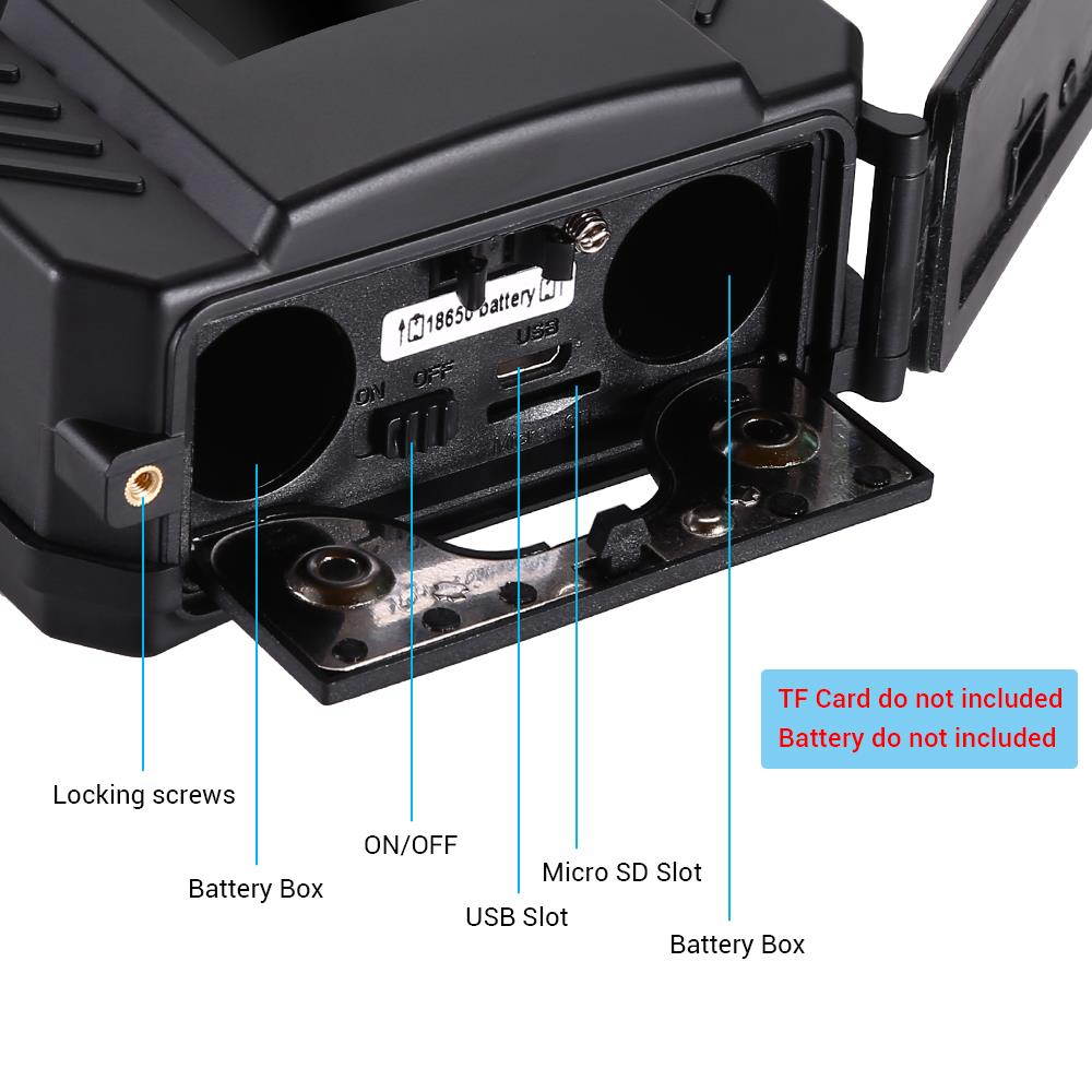 BOBLOV PR200 12MP 49PCS IR Leds Trail Hunting Camera Waterproof