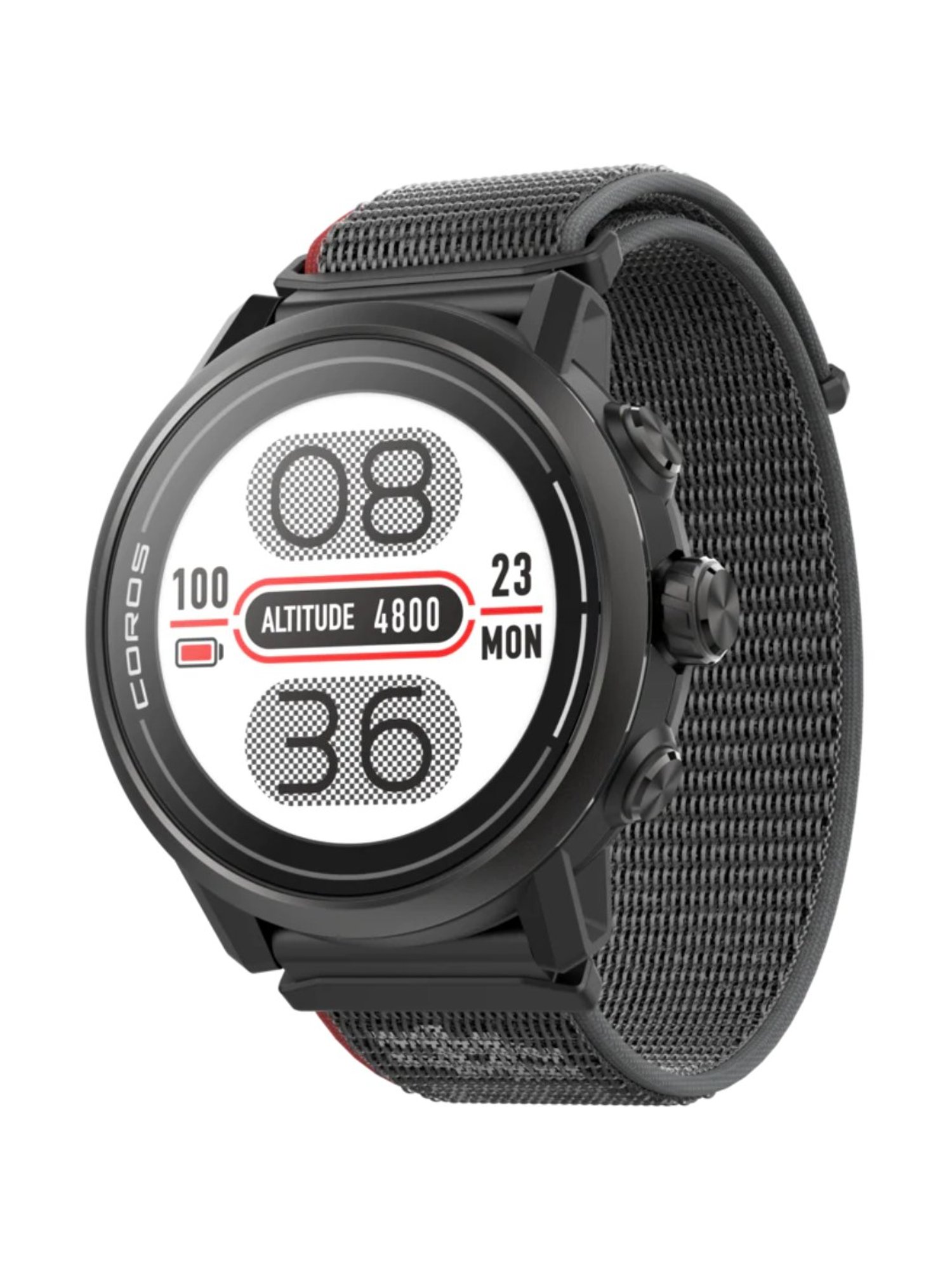 COROS APEX 2 Outdoor GPS Smartwatch 1.2 inch Always-On LCD Display with 17 days Battery Life (Black)