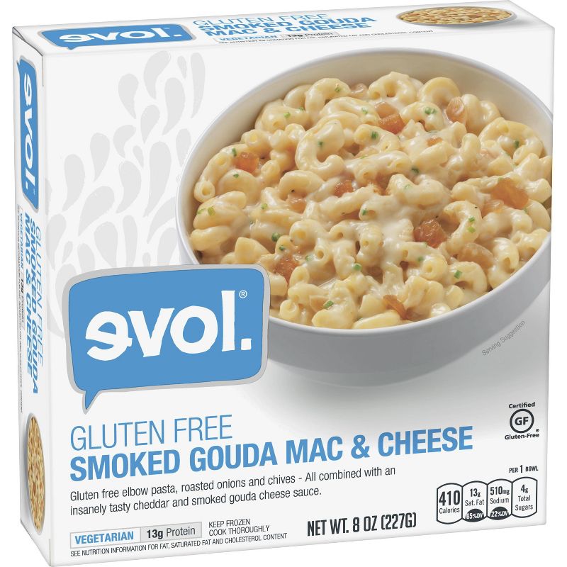 Evol Gluten Free Smoked Gouda Frozen Mac and Cheese - 8oz