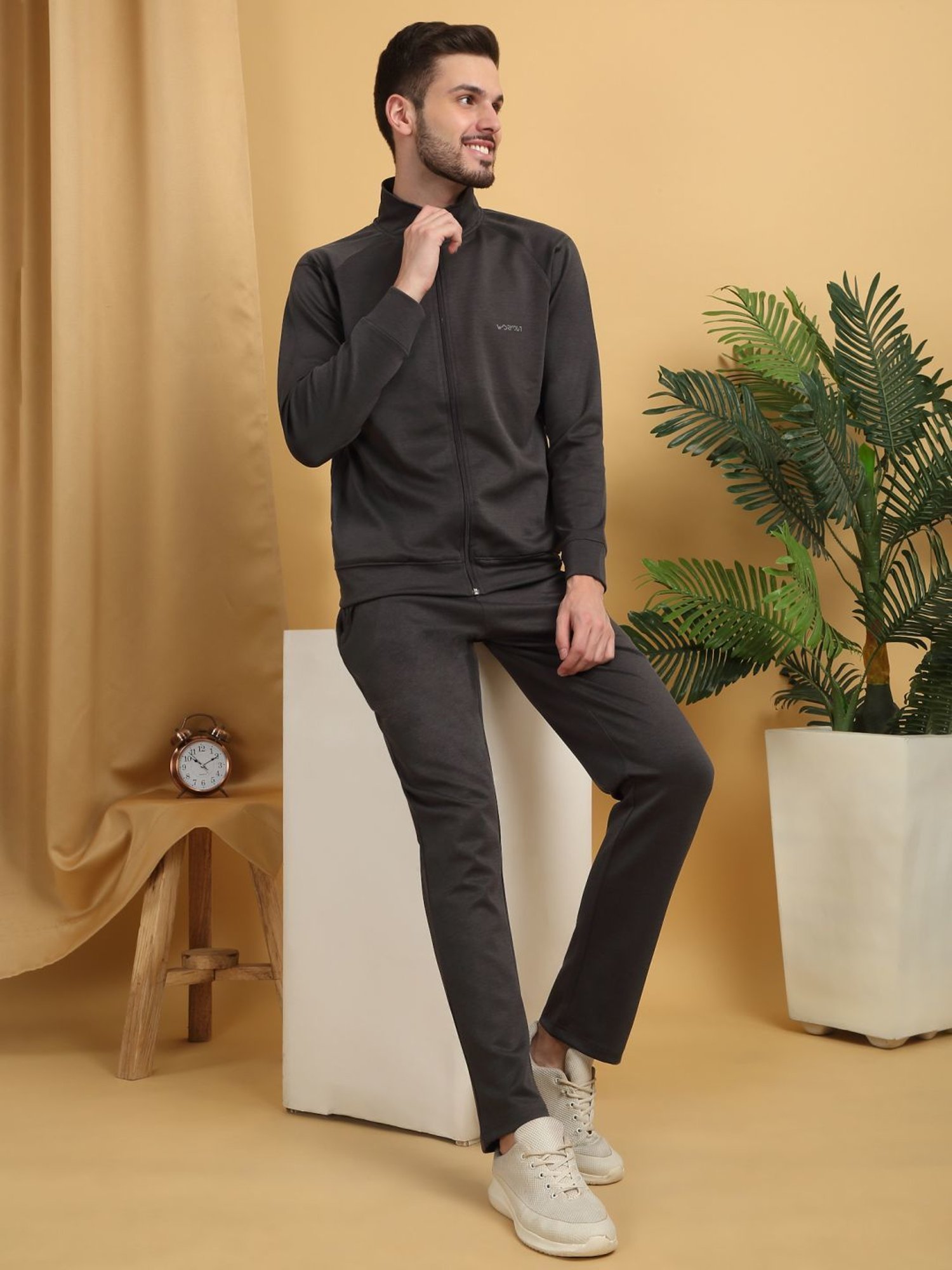 Sweet Dreams Grey Regular Fit Tracksuit