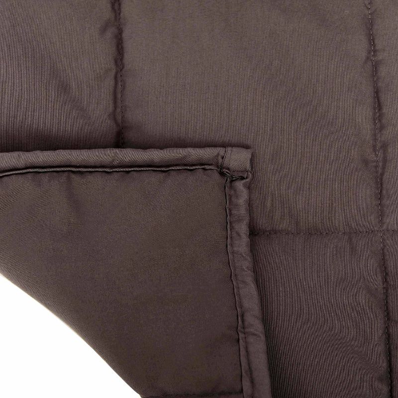 48" x 72" 12lbs Solid Microfiber Weighted Blanket Gray - Pur Serenity