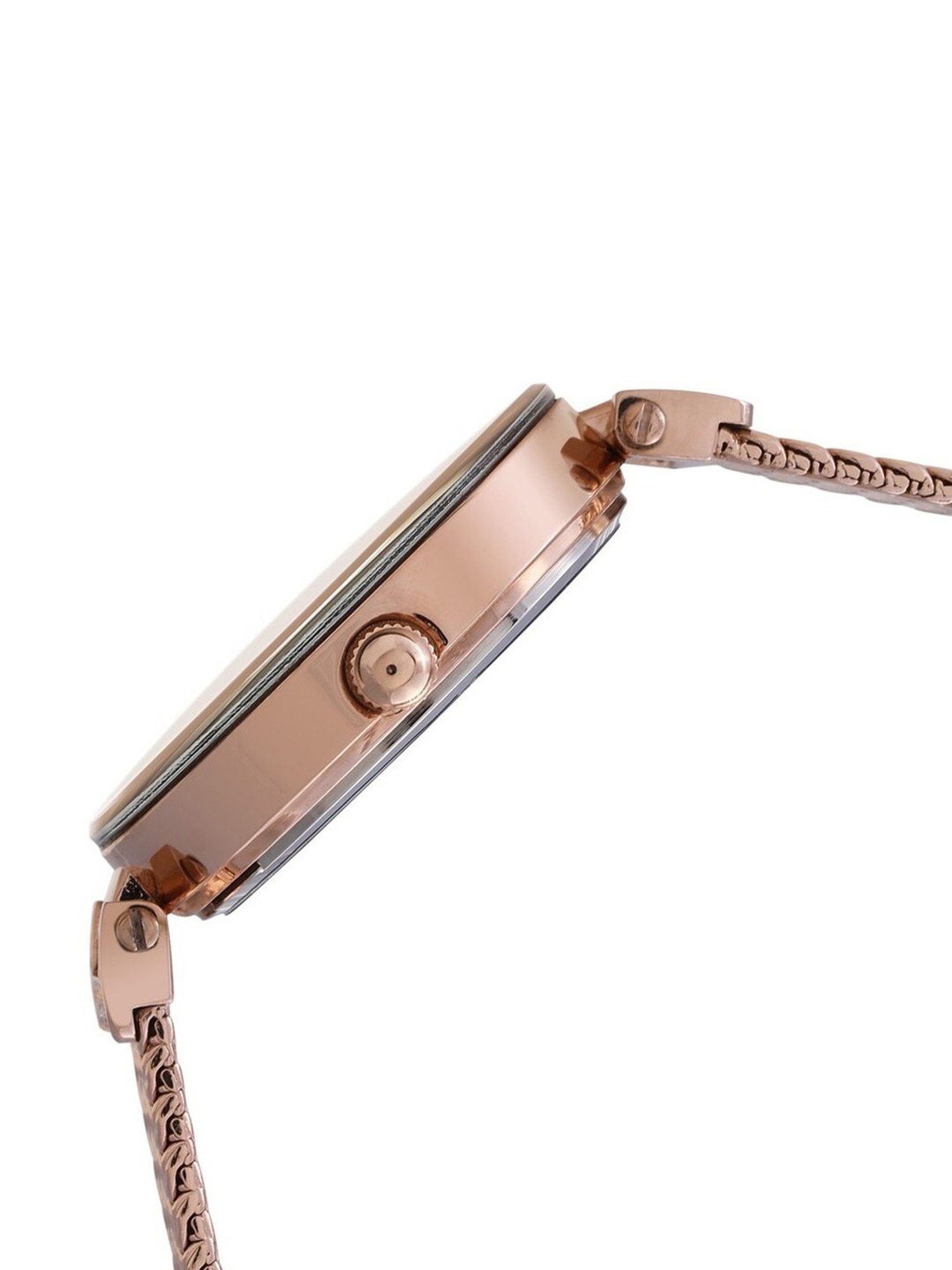 Anne Klein NDAK1906RGRG Crystals Analog Watch for Women