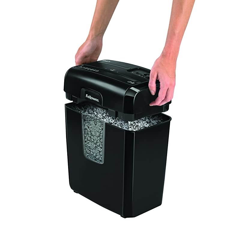 Powershred 8MC8MC5 8Sheet MicroCut Paper Shredder Black