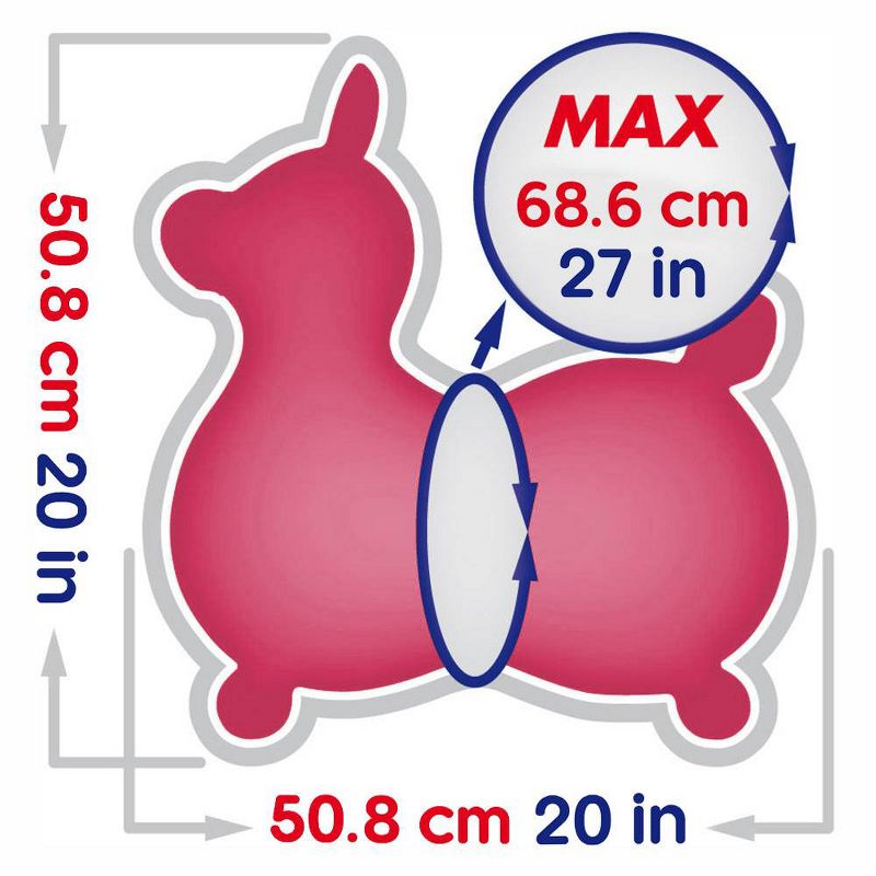 Farm Hoppers Inflatable Bouncing Purple Unicorn