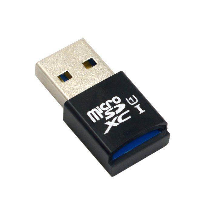 Mini Size USB3.0 to Micro SD SDXC TF Card Reader with Micro USB 5pin OTG Adapter
