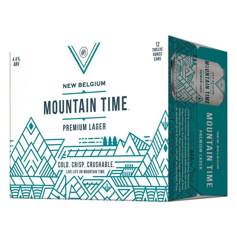 New Belgium Mountain Time Lager Beer -12pk/12 fl oz Cans