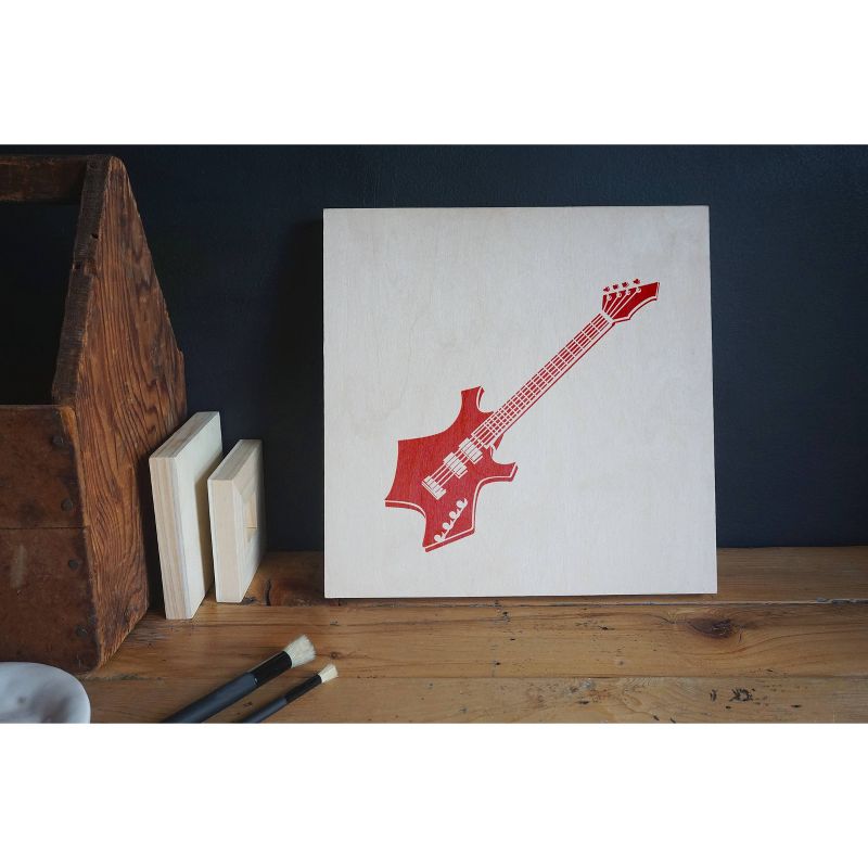 Stencil1 Guitar - Stencil 8.5" x 11"