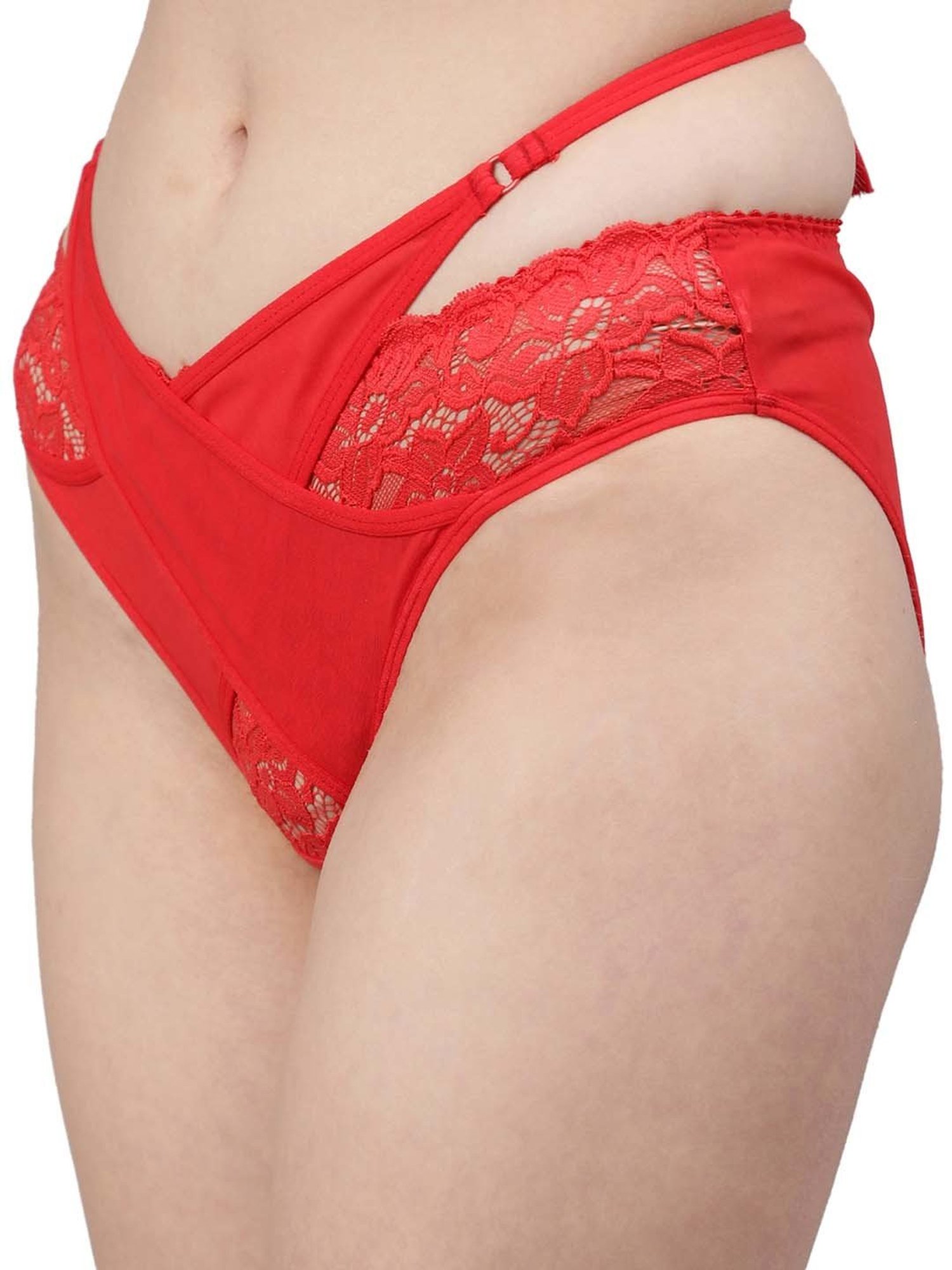 Cukoo Red Lace Bikini Panty