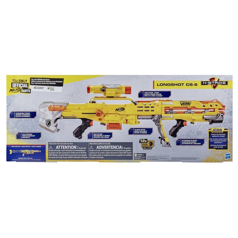 NERF N-Strike Icon Series Longshot CS-6