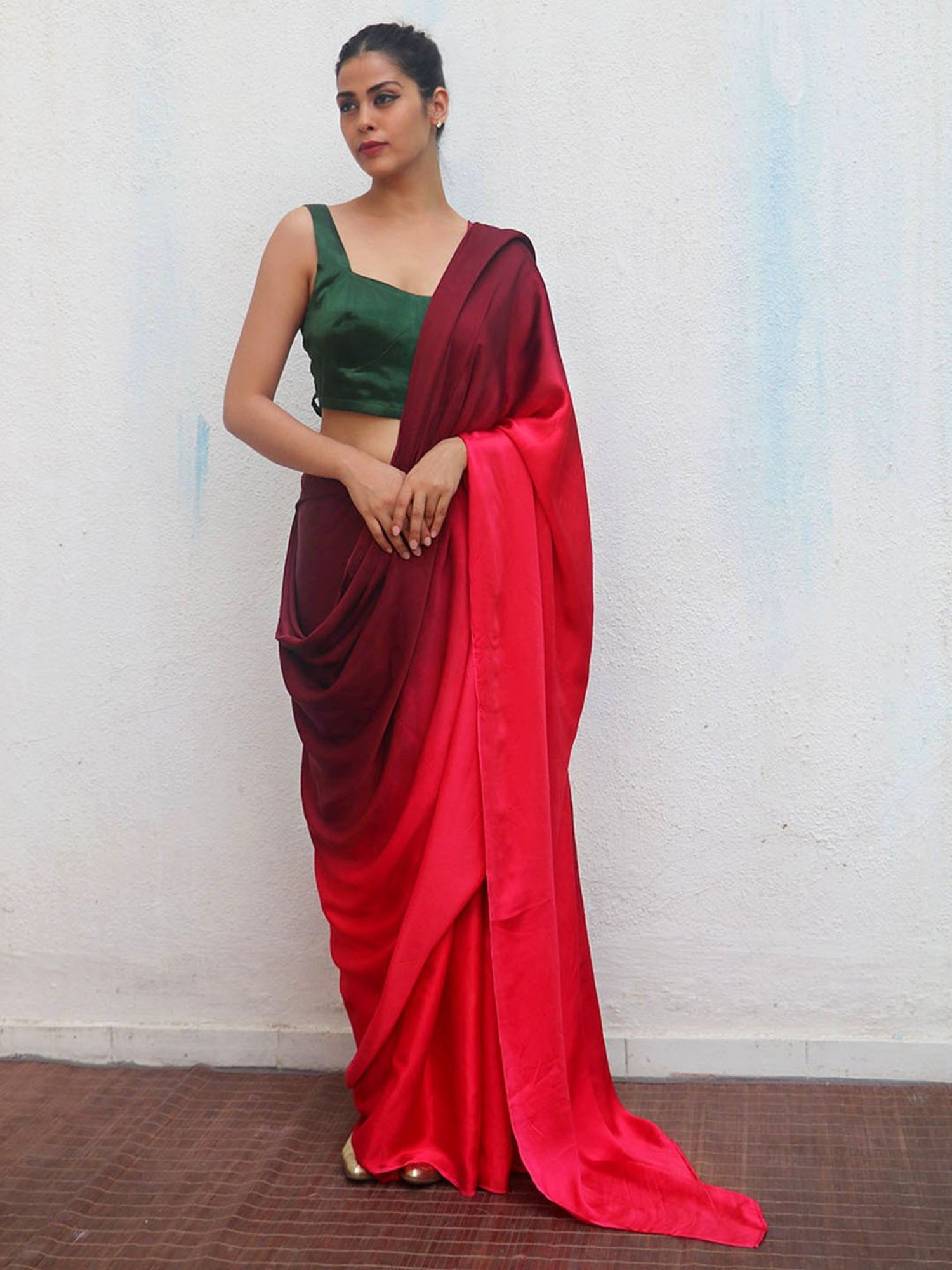 Chidiyaa Chandrabhaga Mashru Silk Blouse - SFLAR