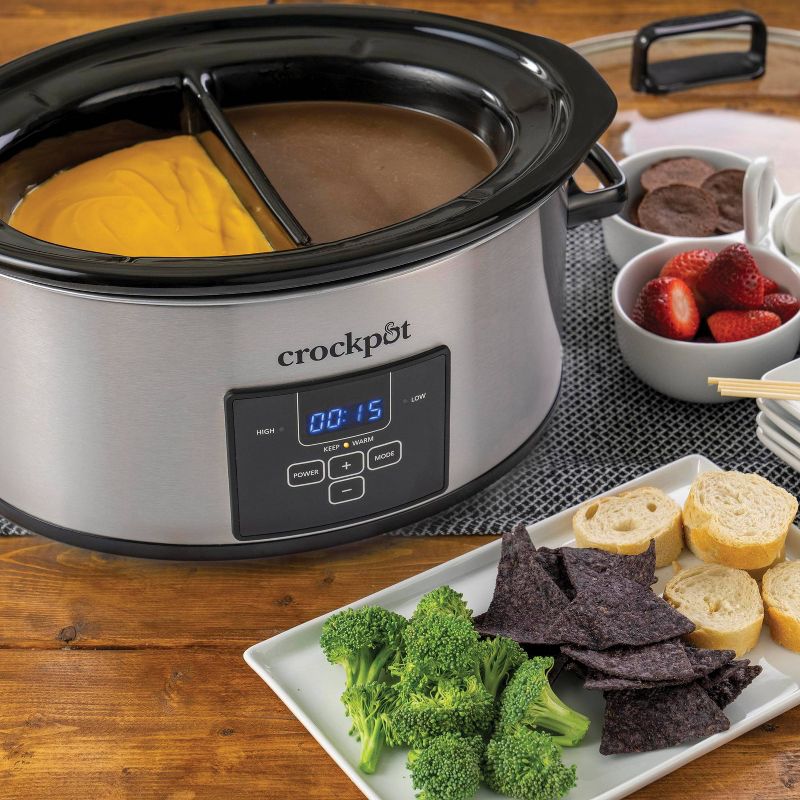 Crock-Pot 6qt Programmable Cook & Carry Slow Cooker Black SCCPVLF605-B