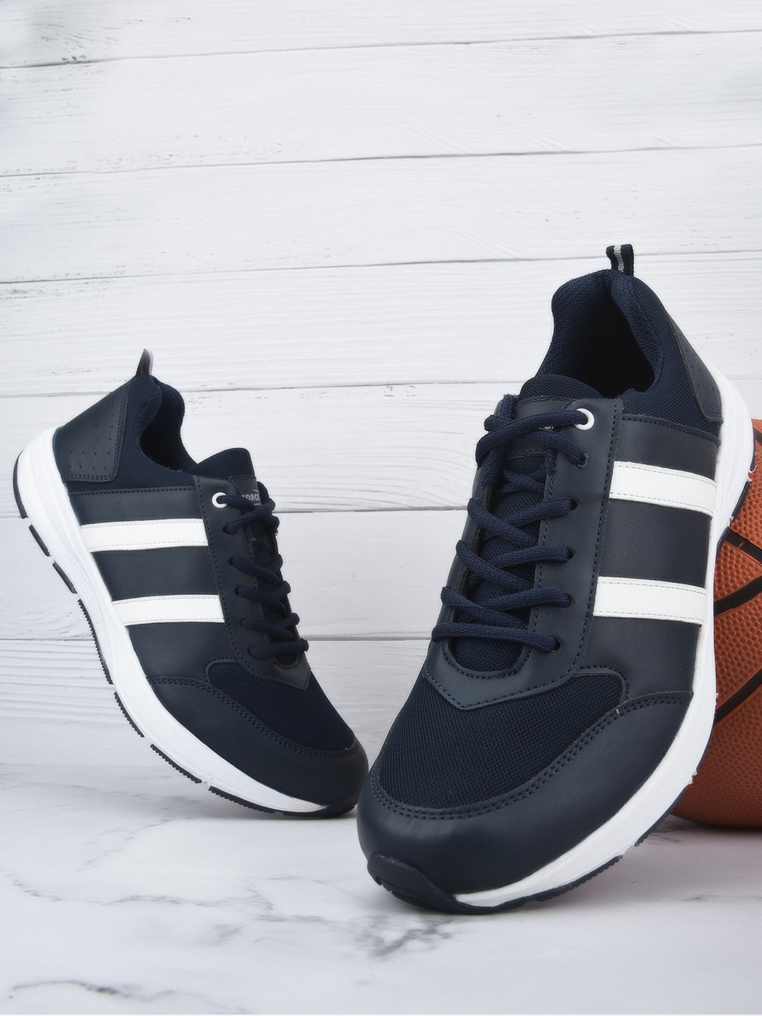 Force 10 by Liberty Men's LB46-SNE Navy Running Shoes