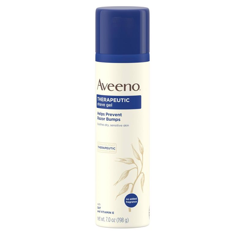 Aveeno Therapeutic Shave Gel with Oat for Sensitive Skin - 7oz
