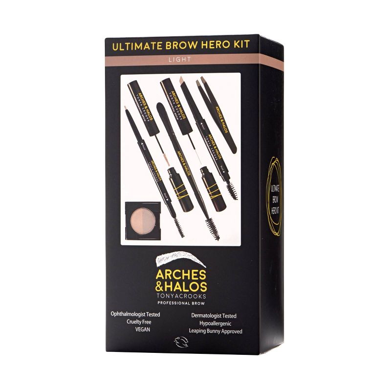 Arches & Halos Ultimate Brow Hero Kit Light - 7pc