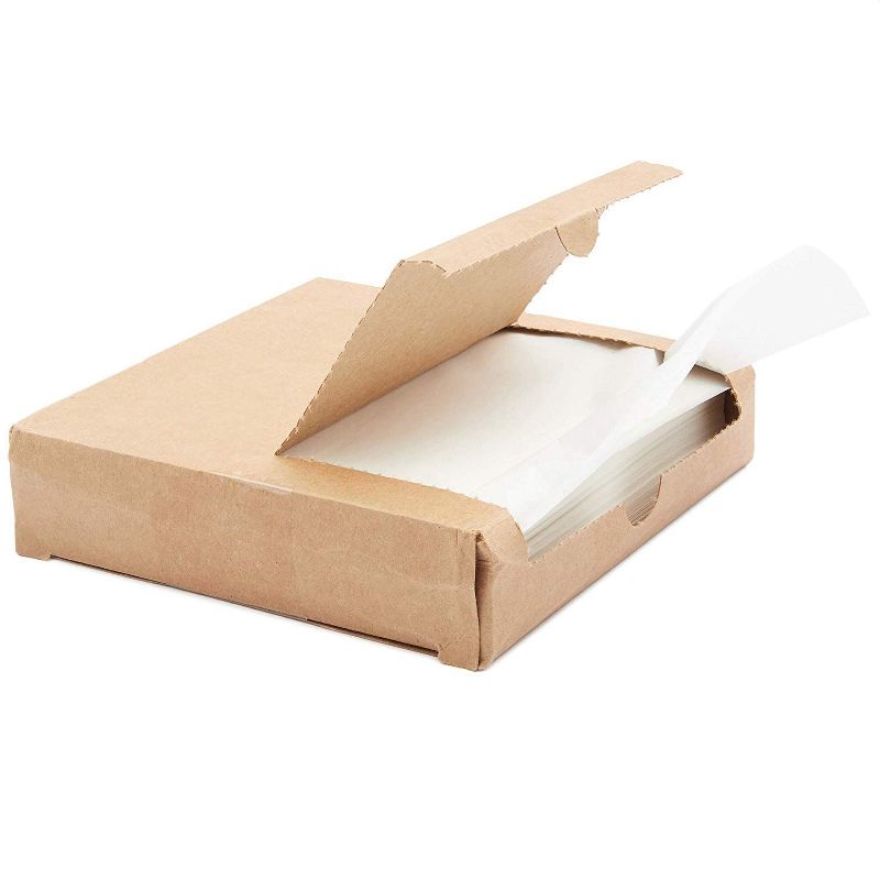 Juvale 500 Pack Square Parchment Paper Sheets for Baking, White, 5.5"