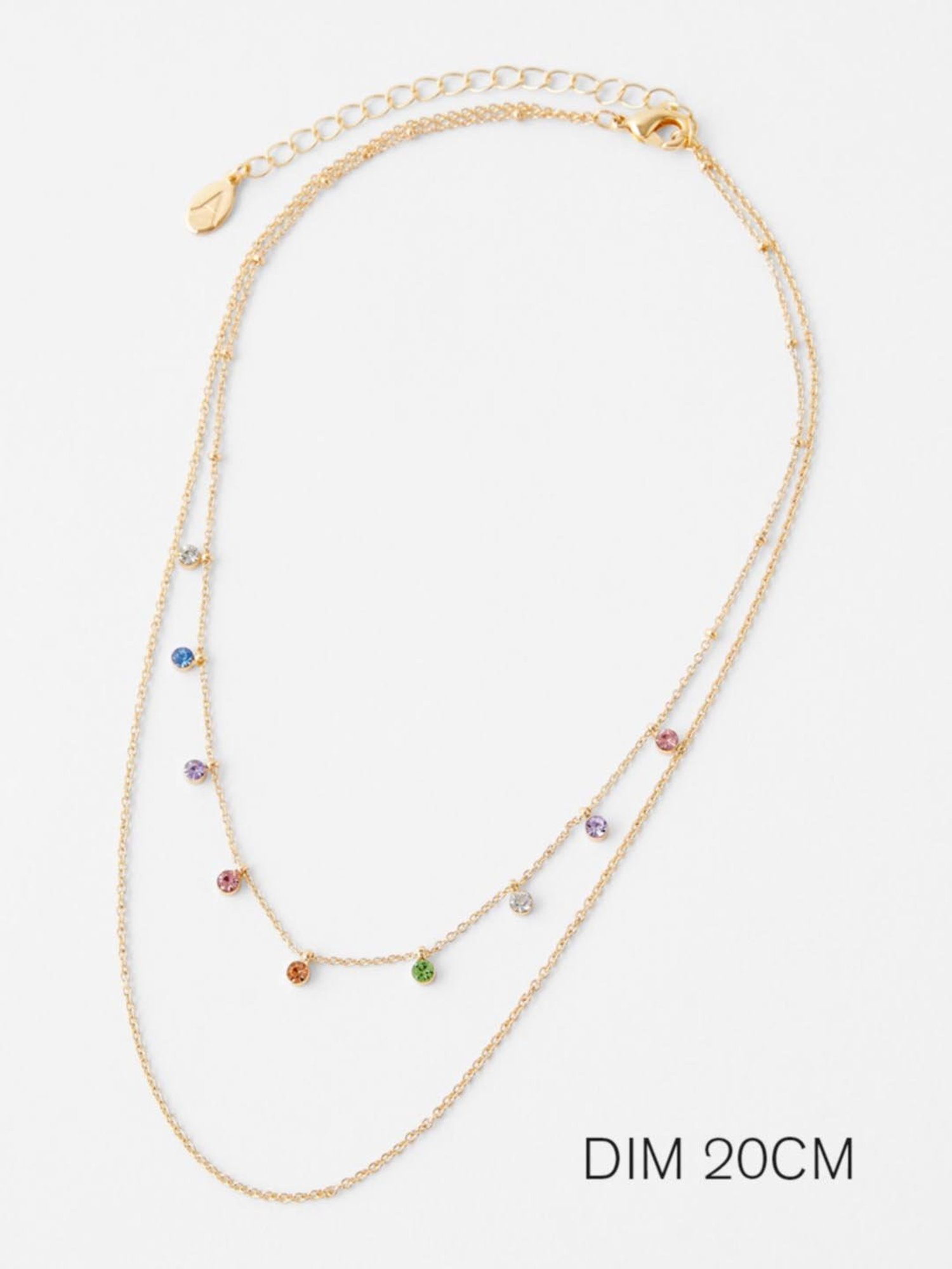 Accessorize London Dainty Multicolor Necklace