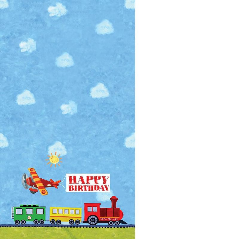 Creative Converting Printed Plastic Tablecover On The Go Aop