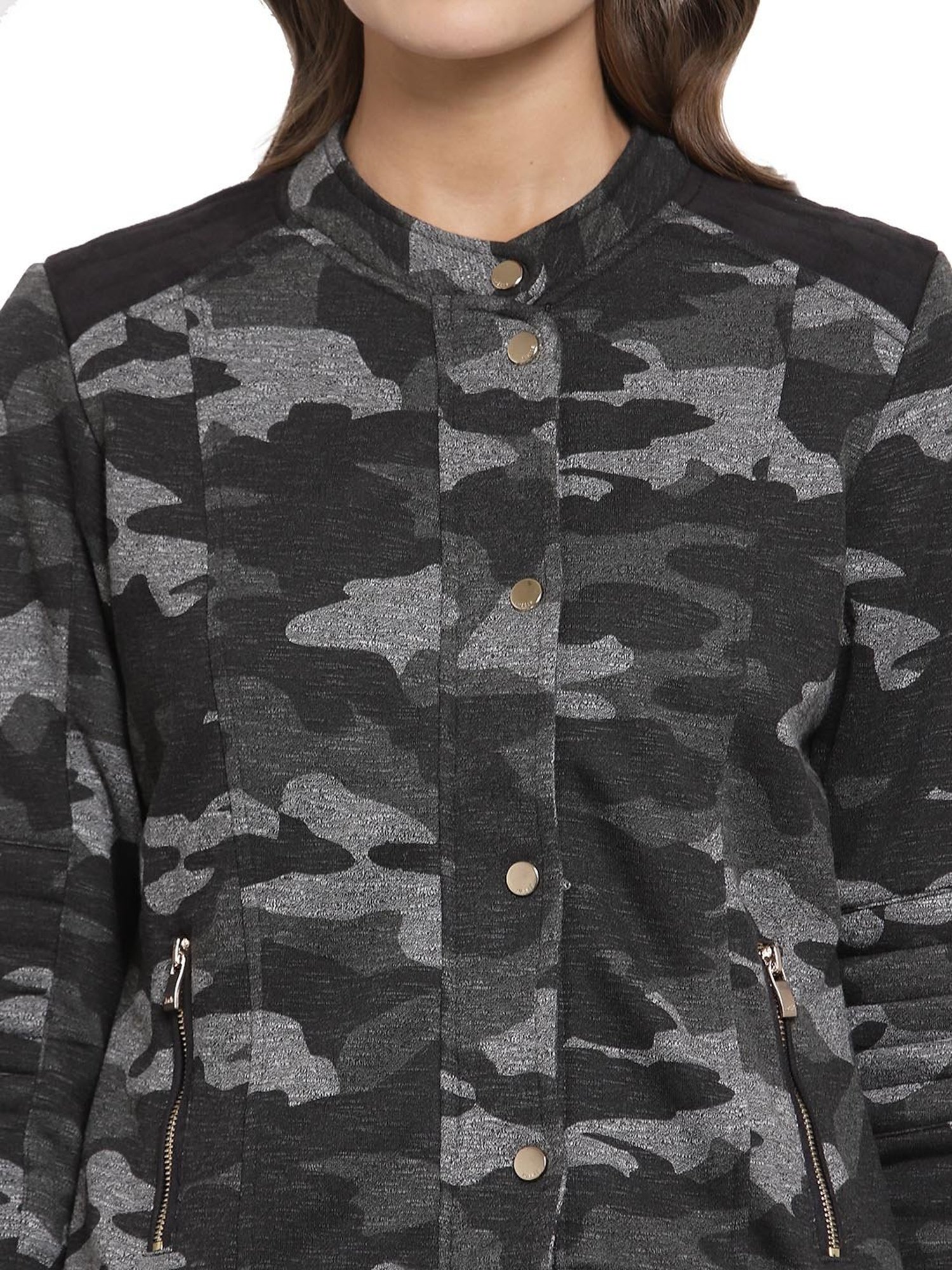 Juelle Black Printed Sweatshirt