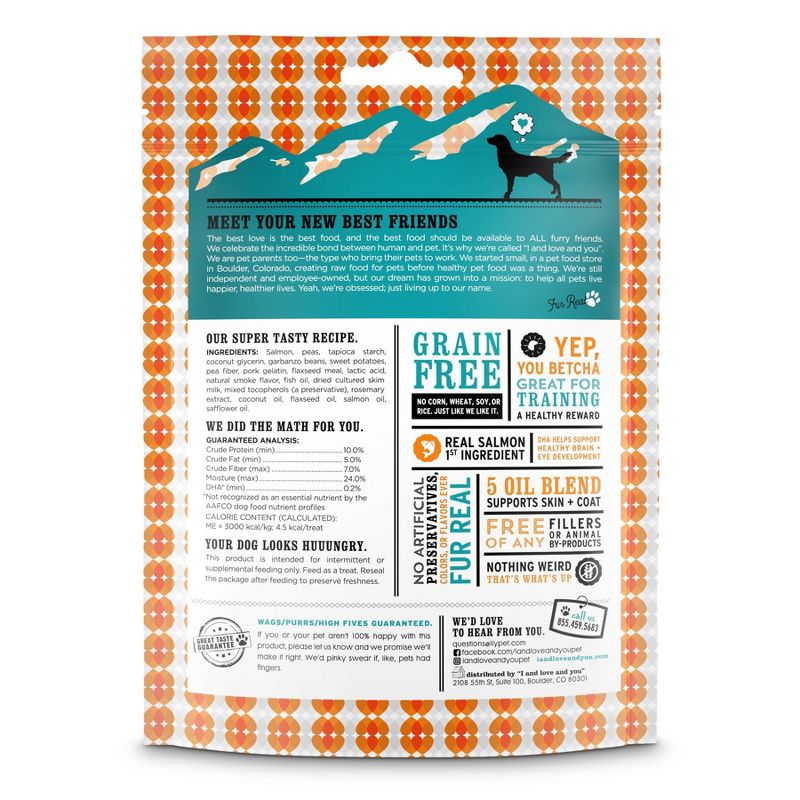 I and Love and You Super Smarty Hearties Natural Chicken Dental Dog Treats - 5oz