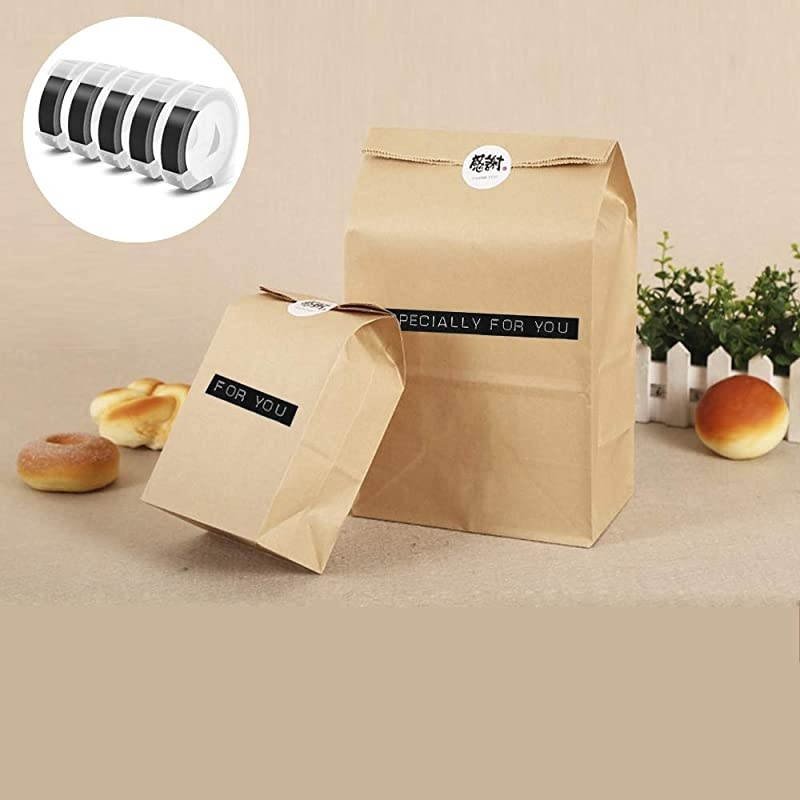 Label Tape Compatible with Dymo Label Maker38 Inch 3D Plastic Labels Replacement for Dymo Organizer Xpress 12965 DYM 12966 Office Mate II White on BlackRedBlueYellowGreen