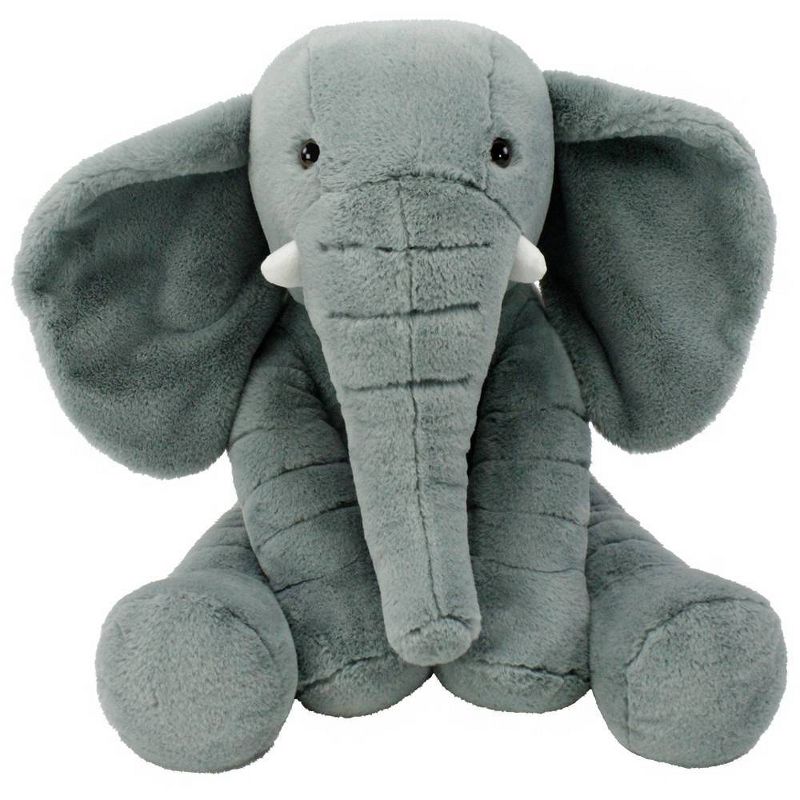 Animal Adventure Jumbo Elephant 21.5" seated Stuffed Animal