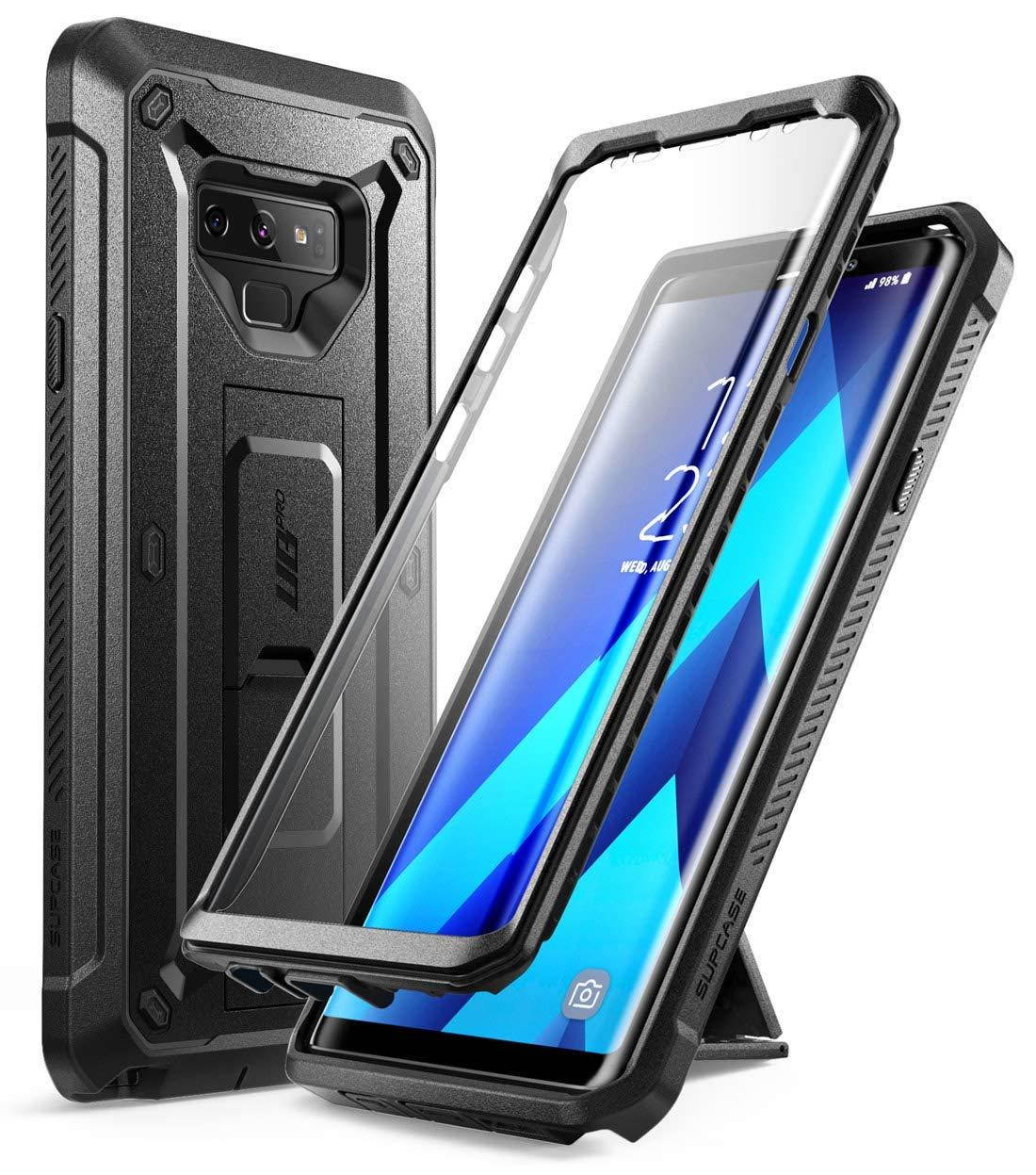 Samsung Galaxy Note 9 Case, SUPCASE Full-Body Rugged Holster Case with Built-in Screen Protector & Kickstand for Galaxy Note 9 (2018 Release), Unicorn Beetle Pro Series - Retail Package (Black)