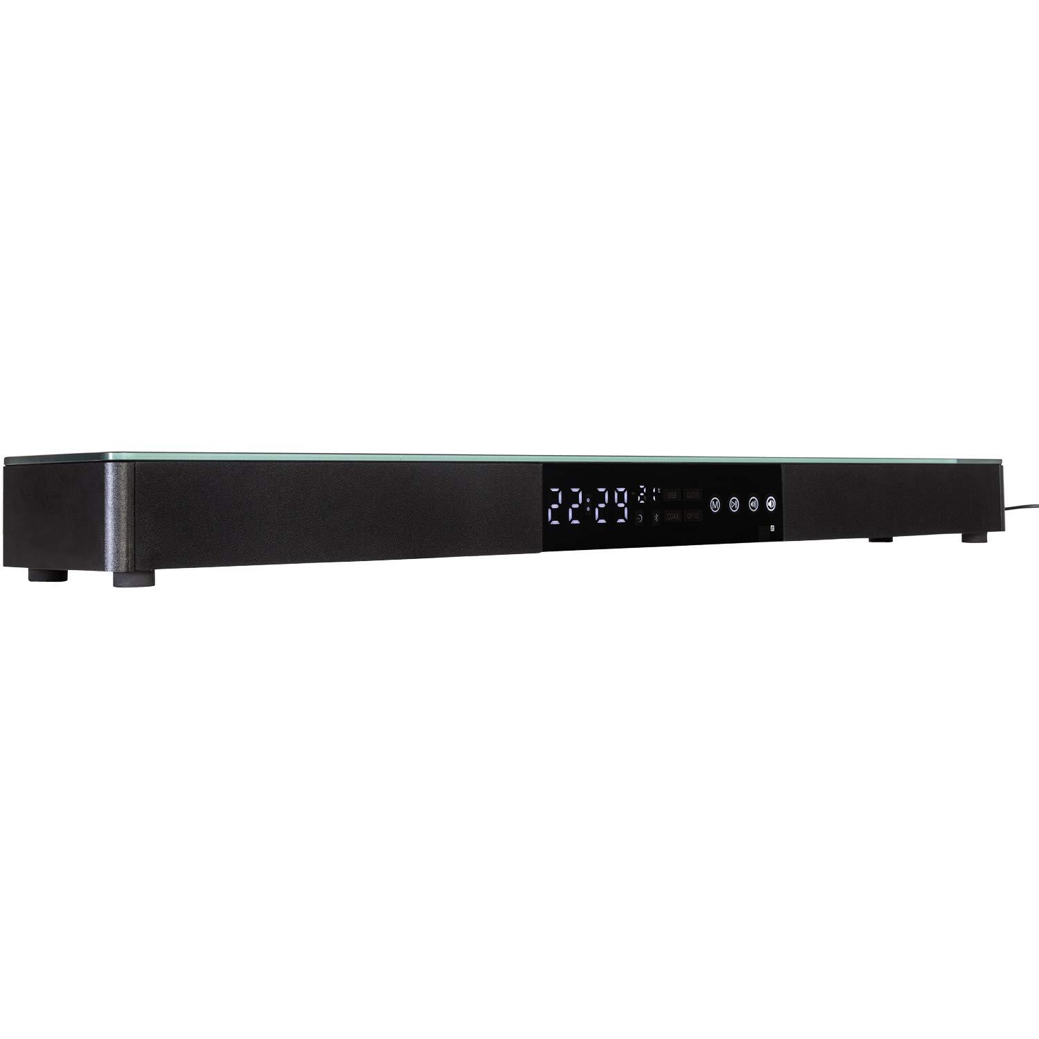 Deco Gear Home Theater Surround Sound 31" Soundbar | 40 Watts 2.1 CH Audio, Bluetooth, NFC