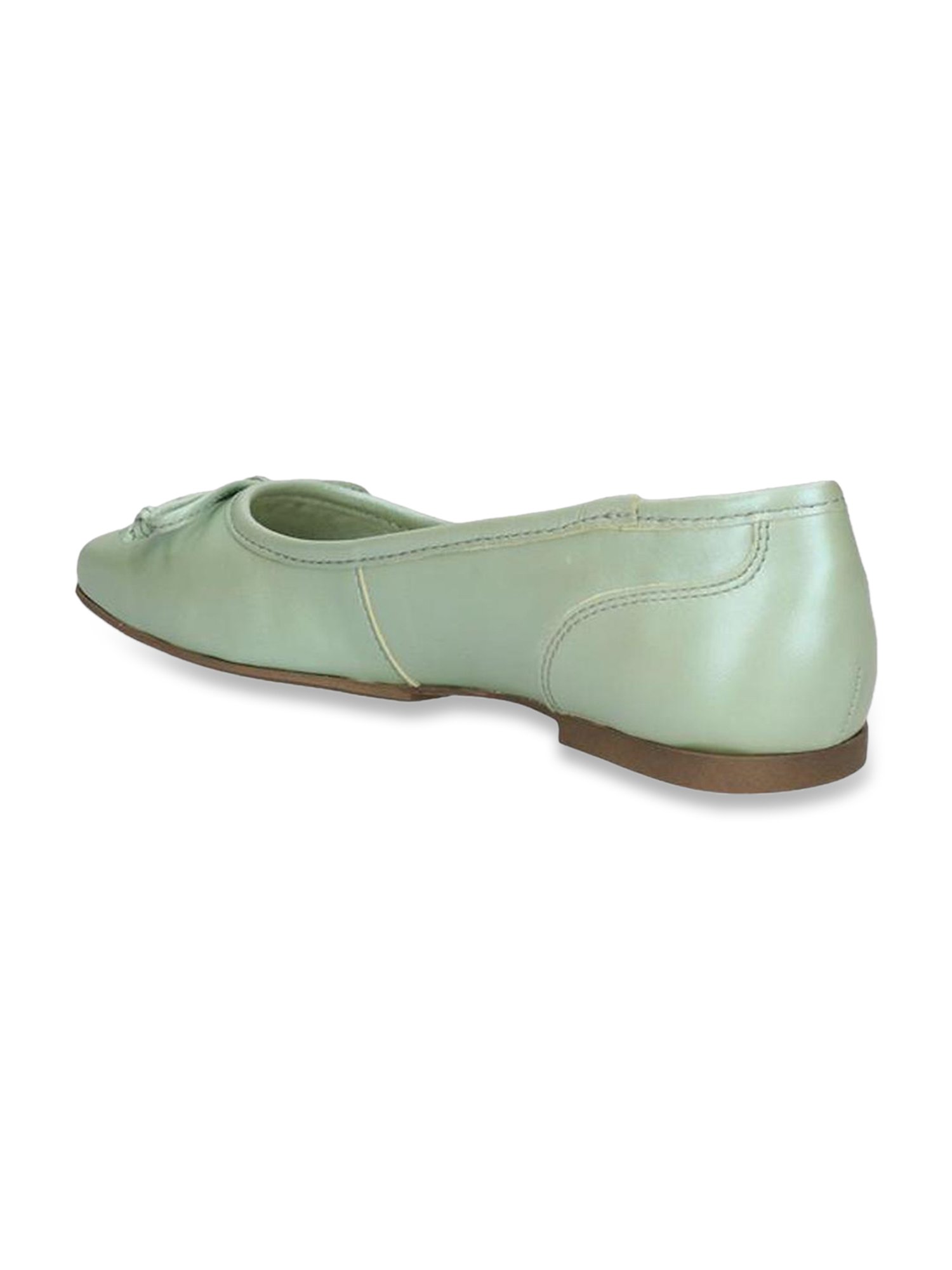 Bagatt Women's Amalia Green Flat Ballets