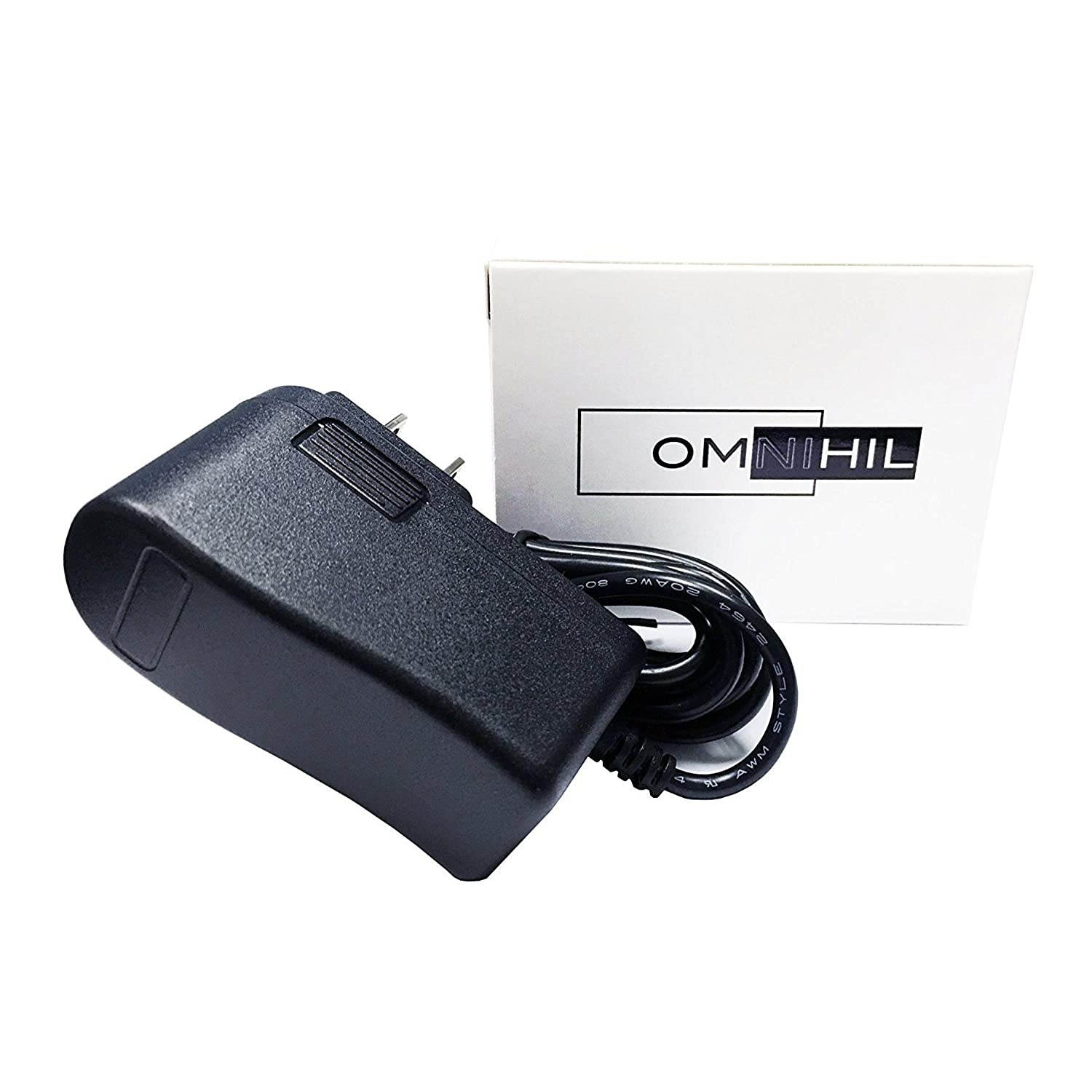 Omnihil Power Supply AC -DC 12V 1A Compatible with WRT54G Extra 8 Feet Cord