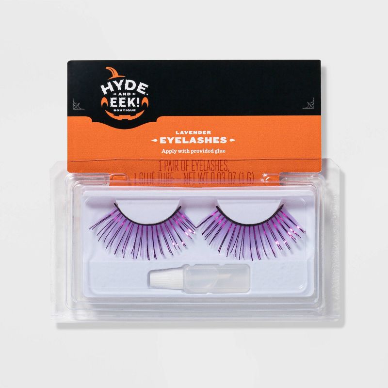 Lavender (with Tinsel) Unicorn Halloween Eyelashes - Hyde & EEK! Boutique™