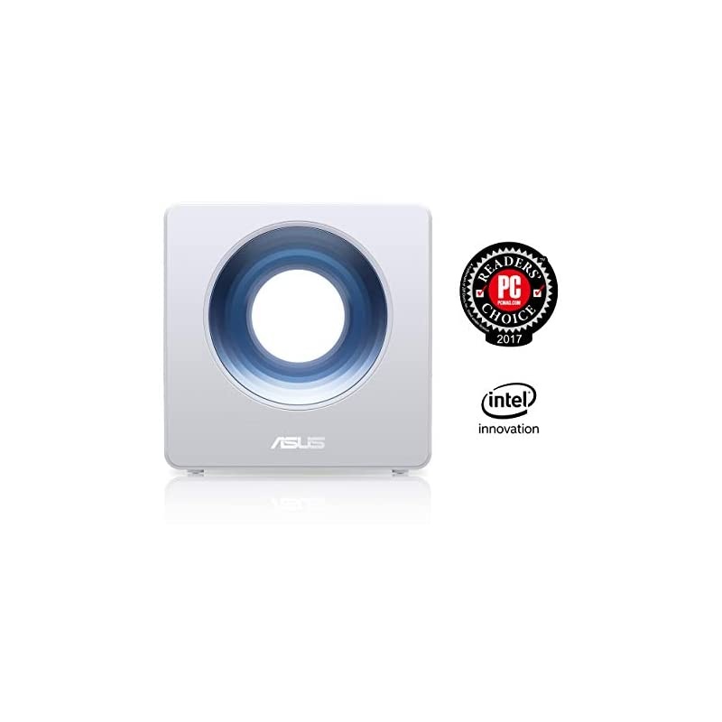 AC2600 WiFi Router (Blue Cave) - Dual Band Gigabit Wireless Router, Featuring Intel WiFi Technology, Works with Alexa, AiMesh Compatible, Included Lifetime Internet Security , White