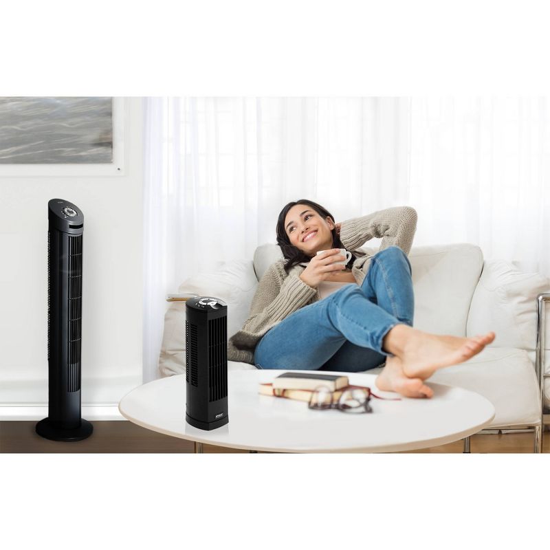 O2COOL Rechargeable Deluxe Necklace Fan with USB Cord Gray