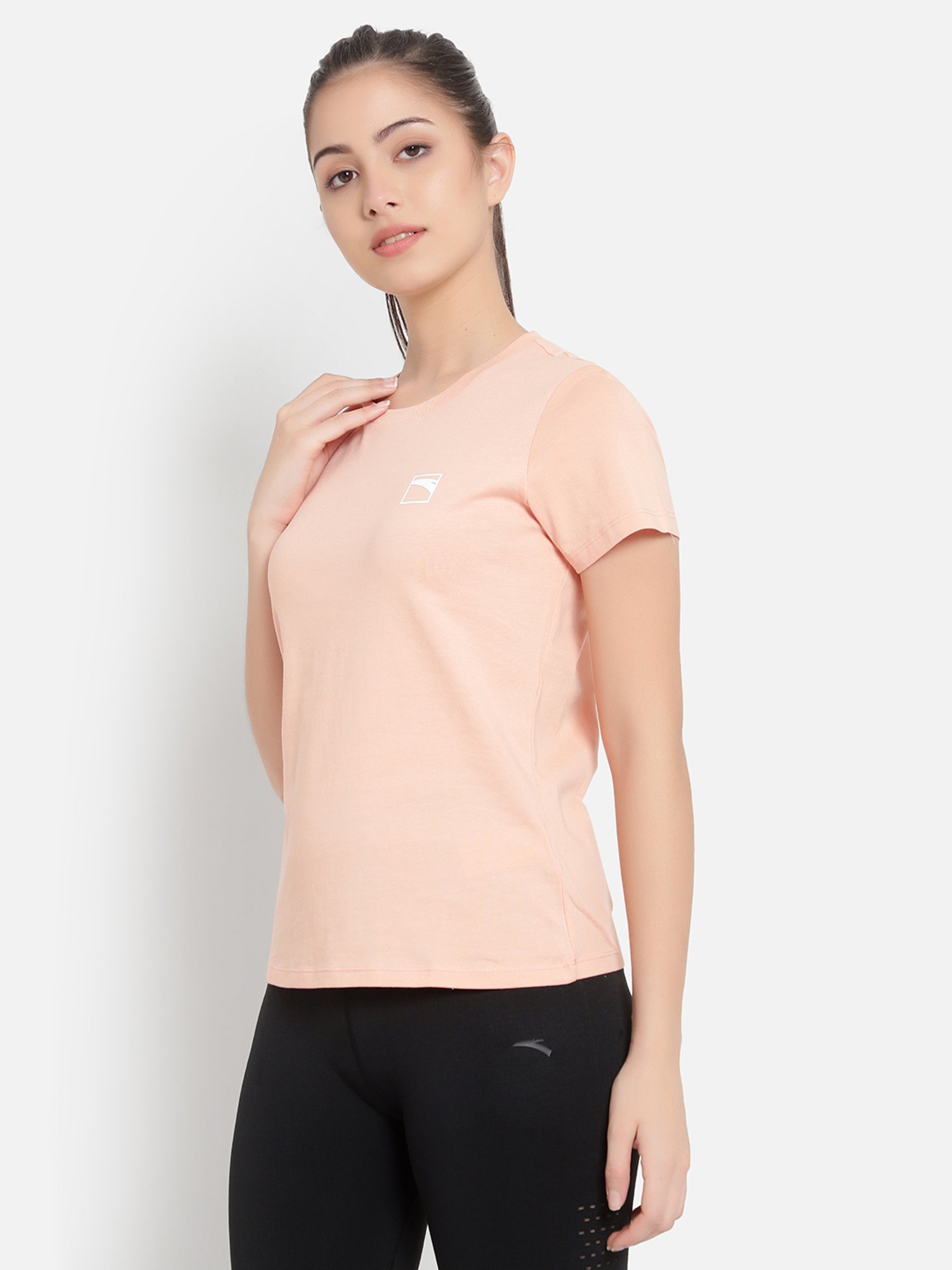Anta Peach Cotton Sports T-Shirt