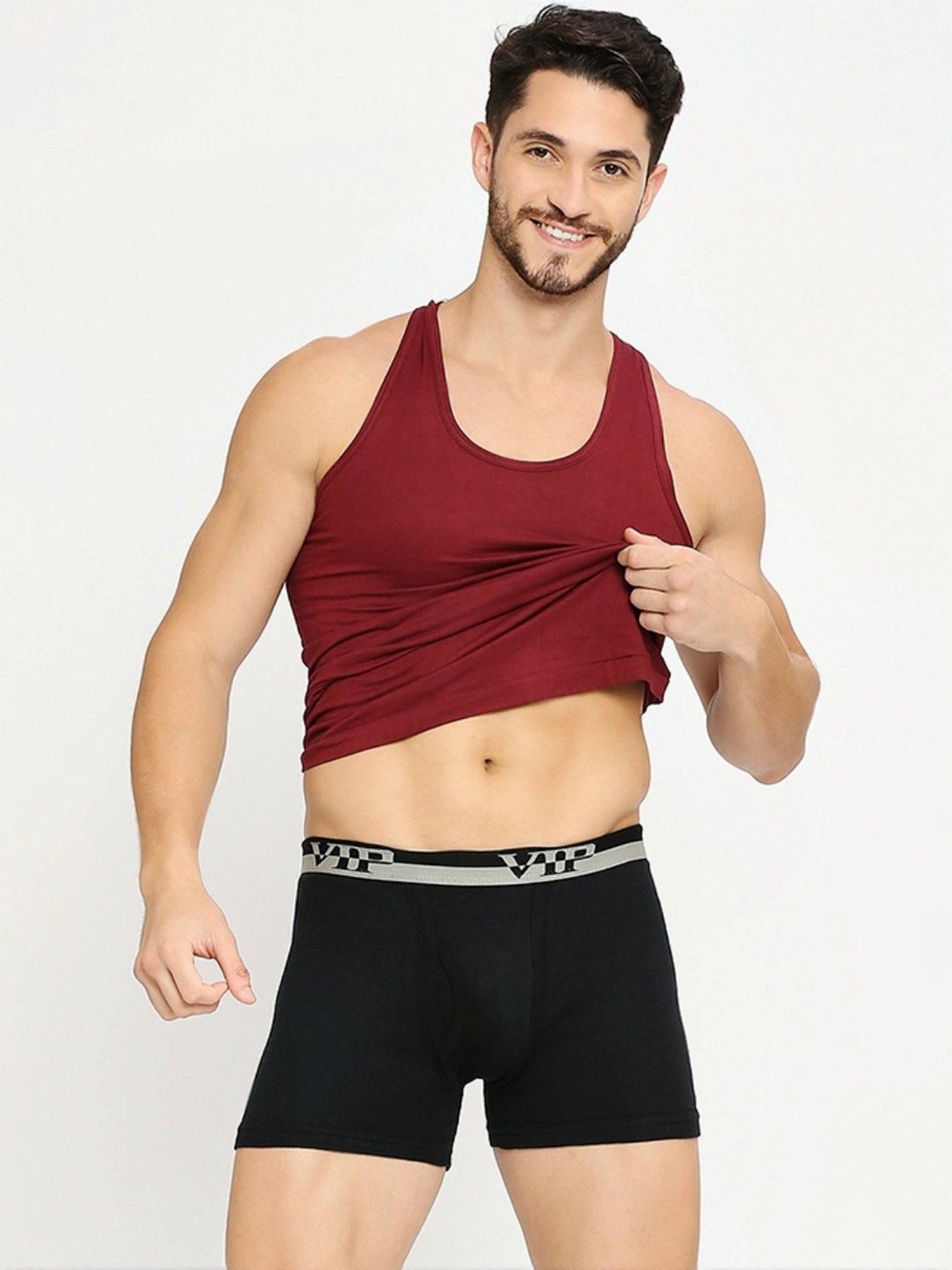 Jack & Jones Pompeian Red Regular Fit Trunks