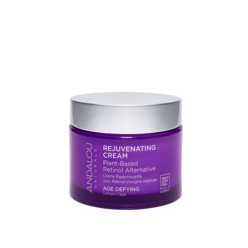 Andalou Naturals Age Defying Rejuvenating Plant Based Retinol Alternative Cream - 1.7oz