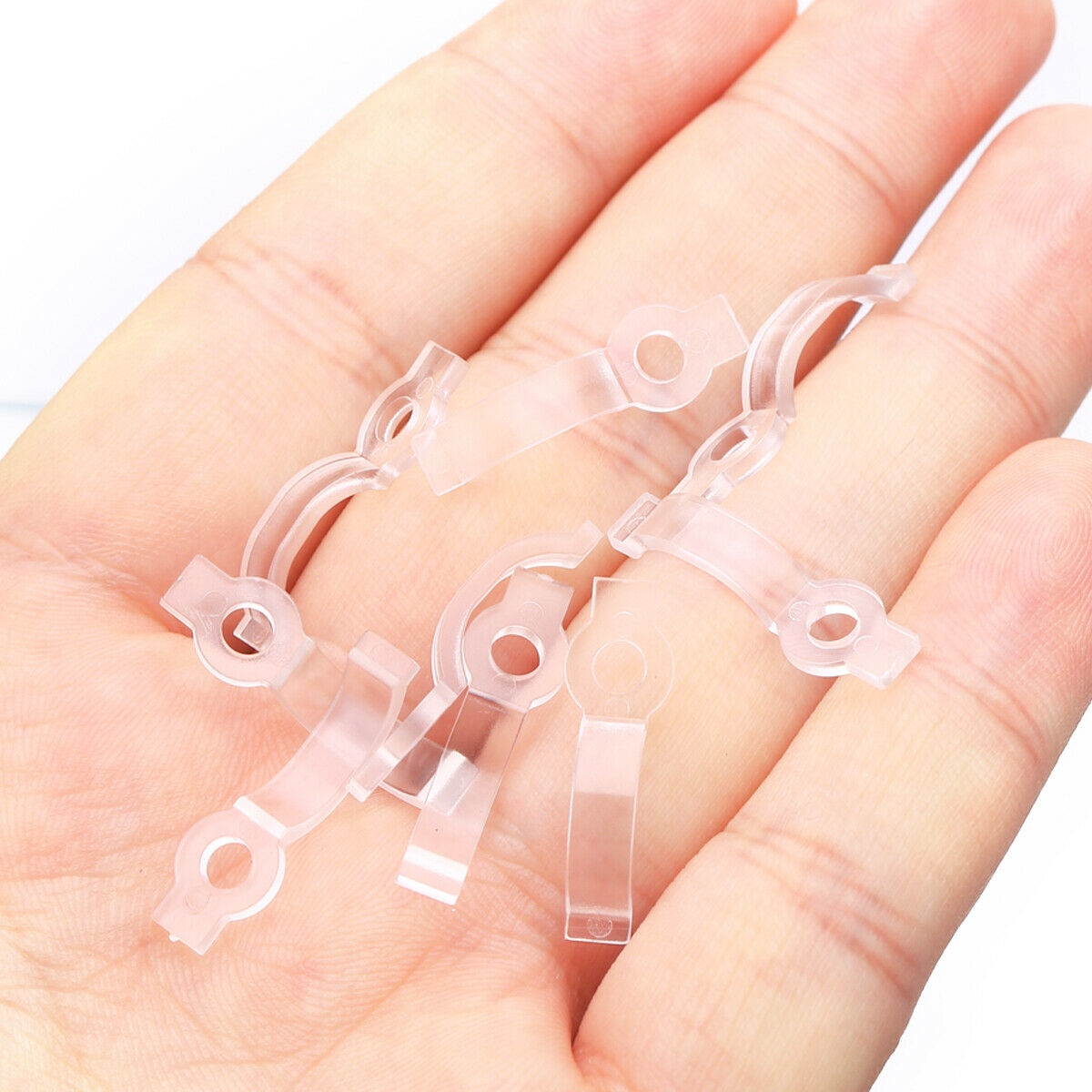 50-100pcs Mounting Bracket Clip Fastener For Fixing 5050 5630 LED Strip Light