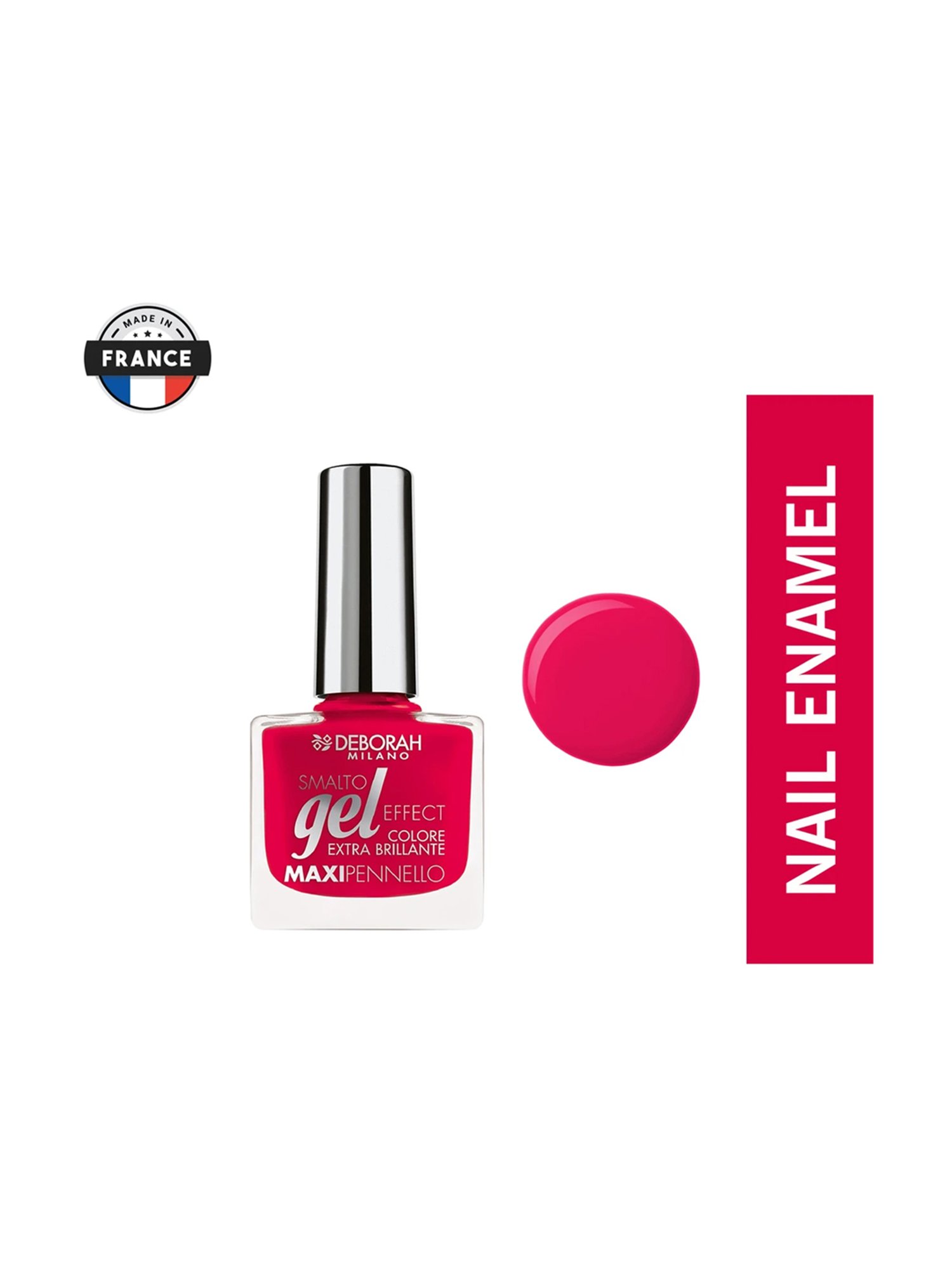 Deborah Milano Gel Effect 65 Red Passionate Nail Polish 8.5 ml