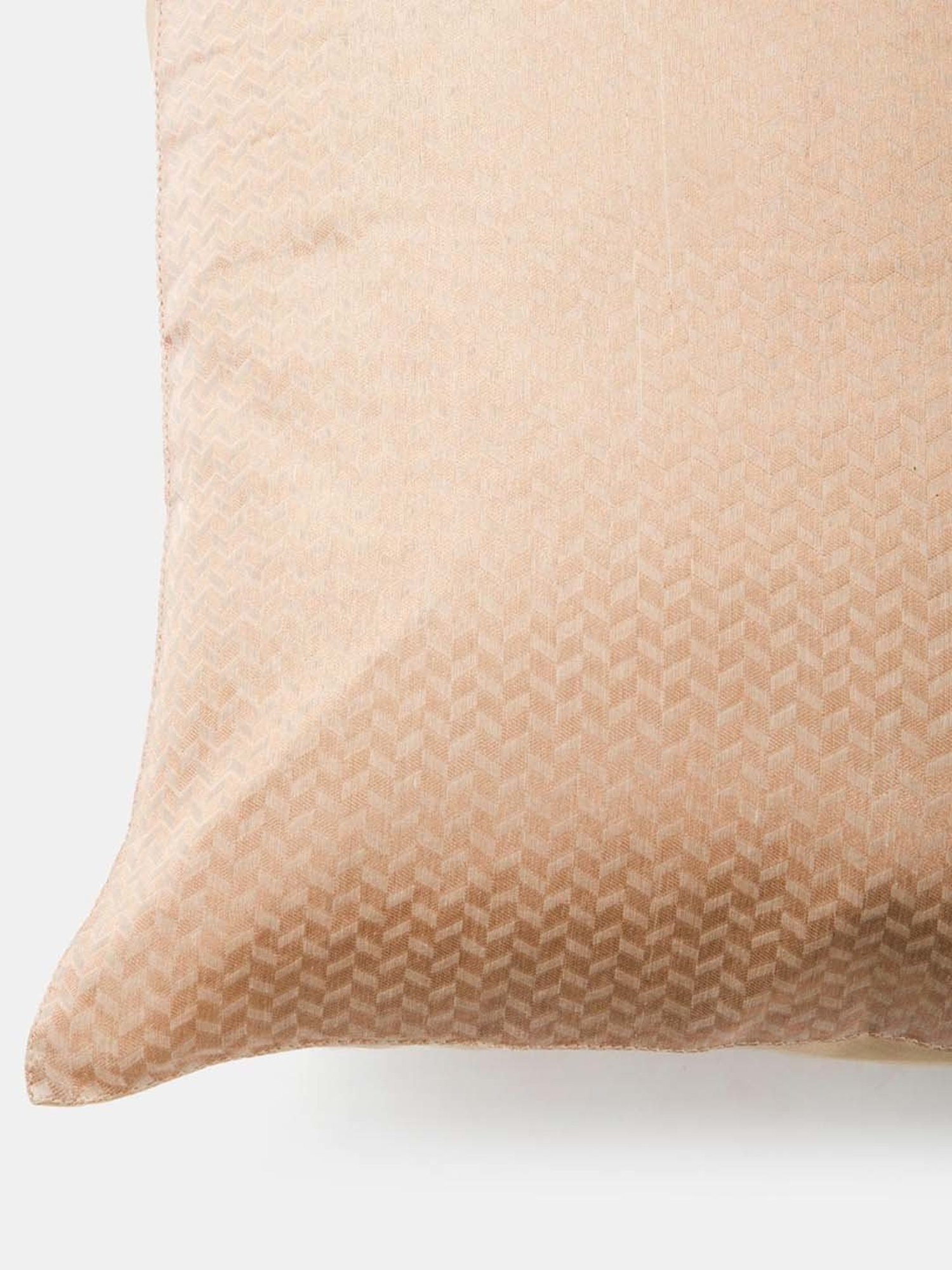 Fabindia Home Shaz Gold 100 GSM Silk Blend Cushion Cover