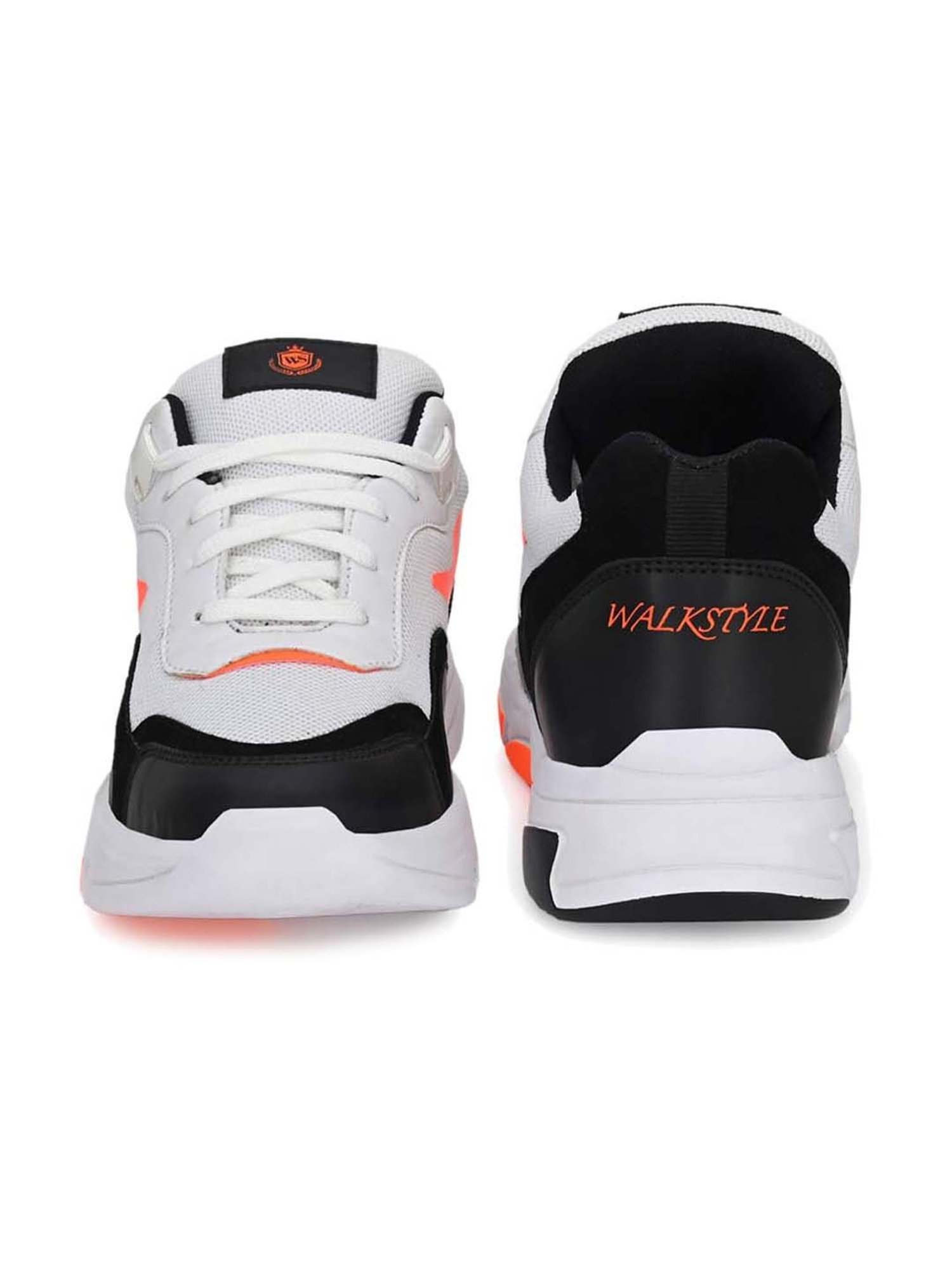 Walkstyle by El Paso Men's White Casual Sneakers