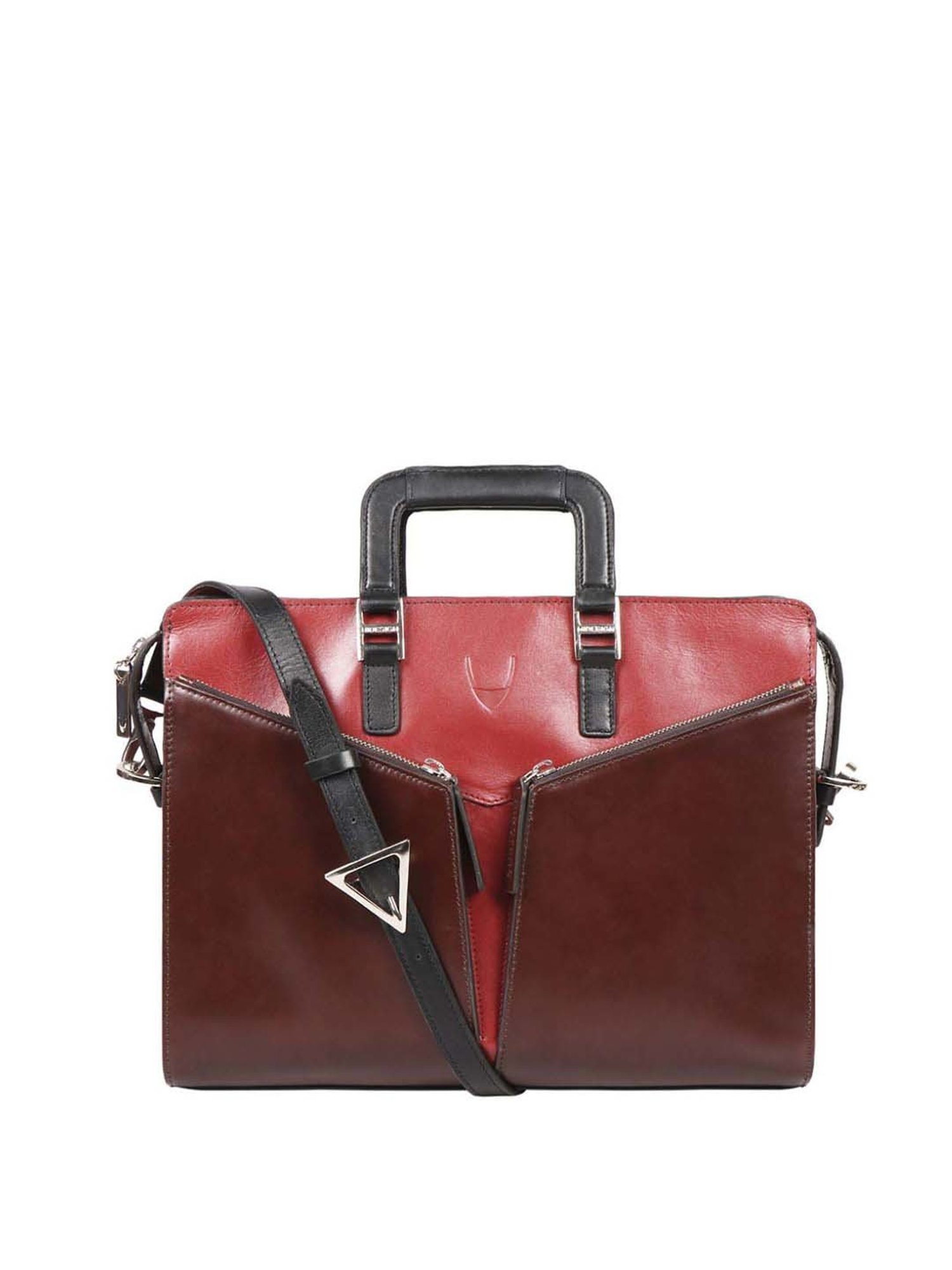 Hidesign Hipsters Vintage 01 Brown Leather Large Messenger Bag