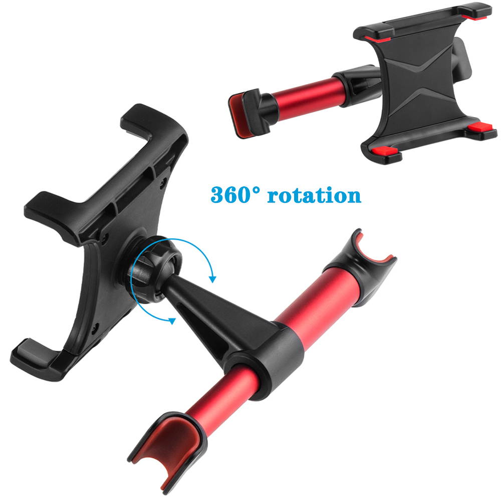 Multifunctional car bracket, car seat headrest mounting bracket can rotate 360 degrees, suitable for Nintendo Switch, iPad, Samsung Galaxy and other smart phones and host tablets