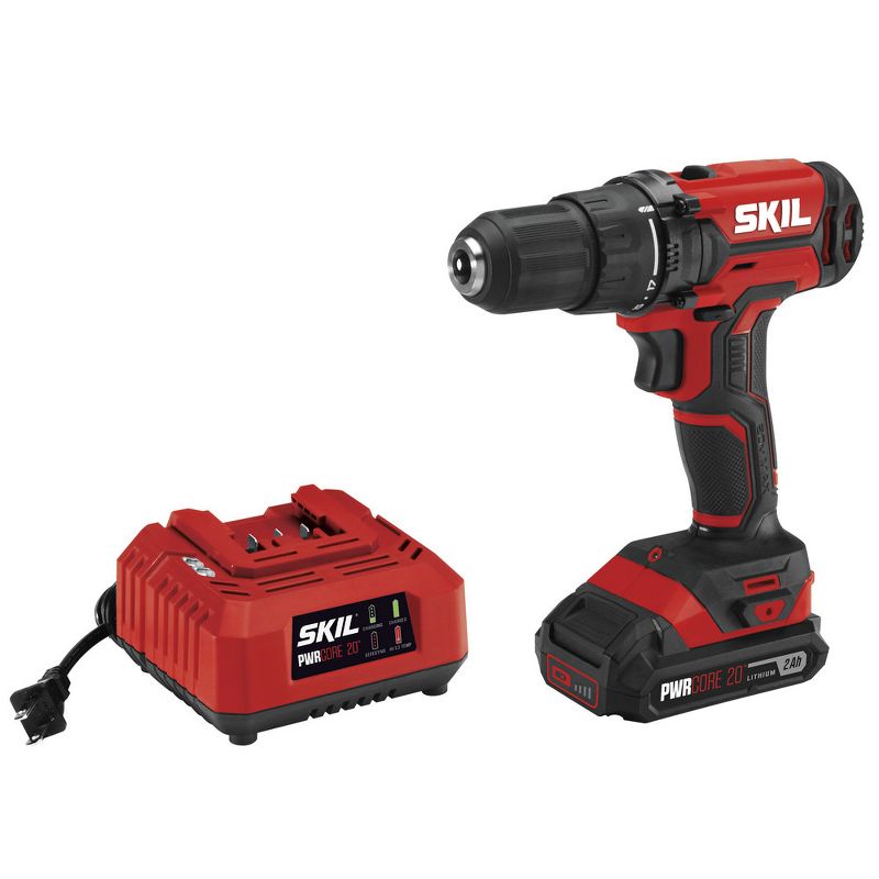Skil DL527502 20V PWRCore 20 Lithium-Ion Brushless 1/2 in. Cordless Drill Driver Kit (2 Ah)