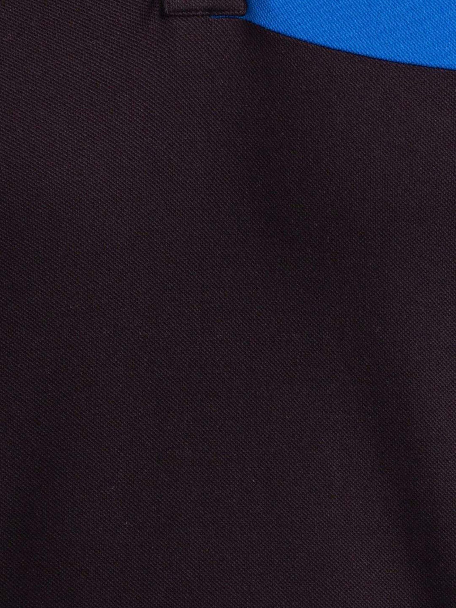 Parx Black Regular Fit Printed Polo T-Shirt